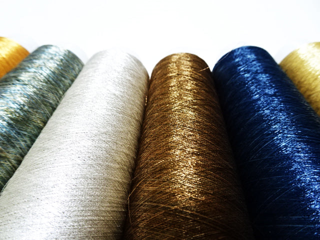 Japanese vintage metallic thread 10sets embroidey 10000M 7282 0.09mm