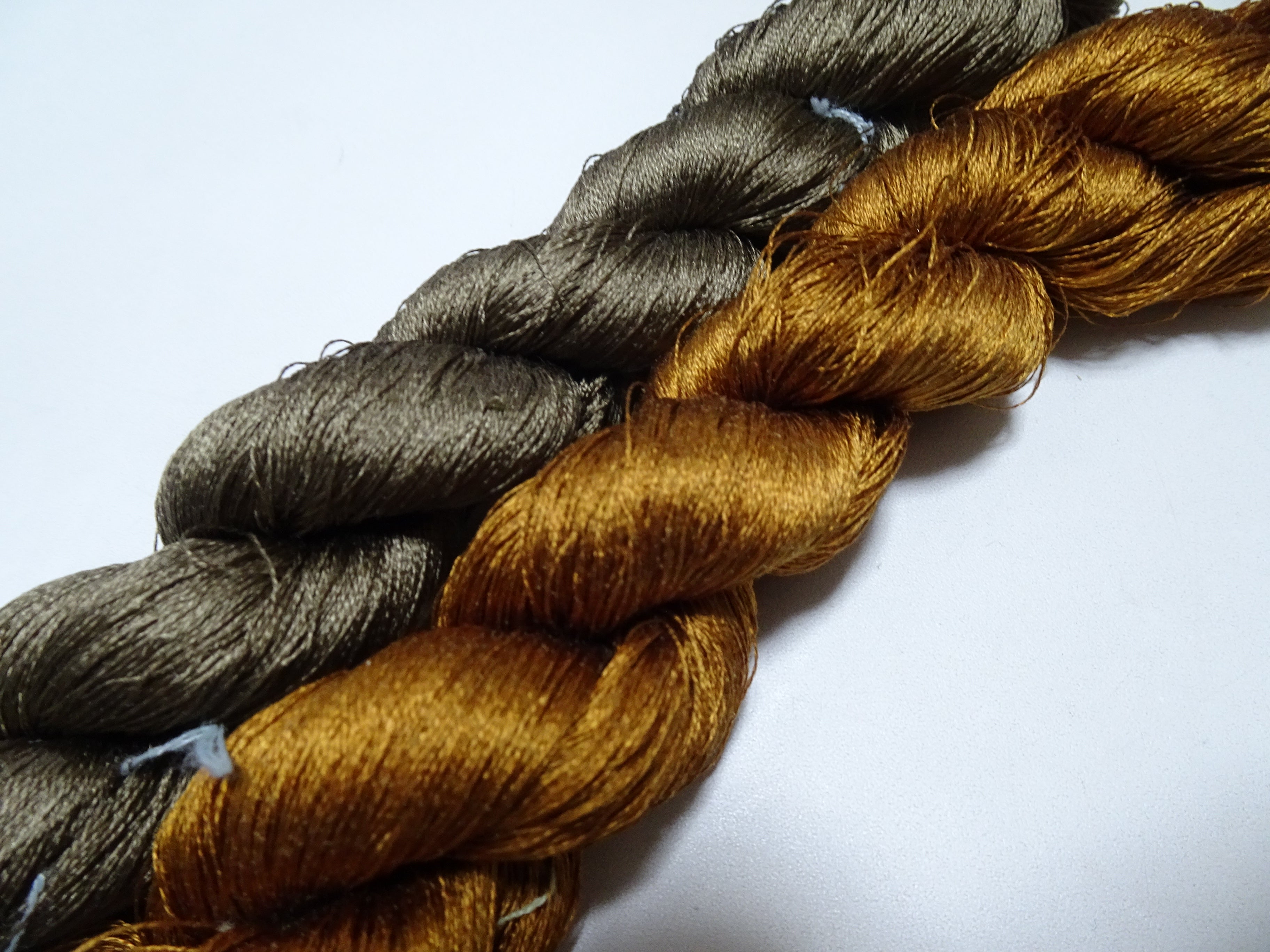 Japanese Vintage Twisted Silk Thread 2sets Embroidery 16938