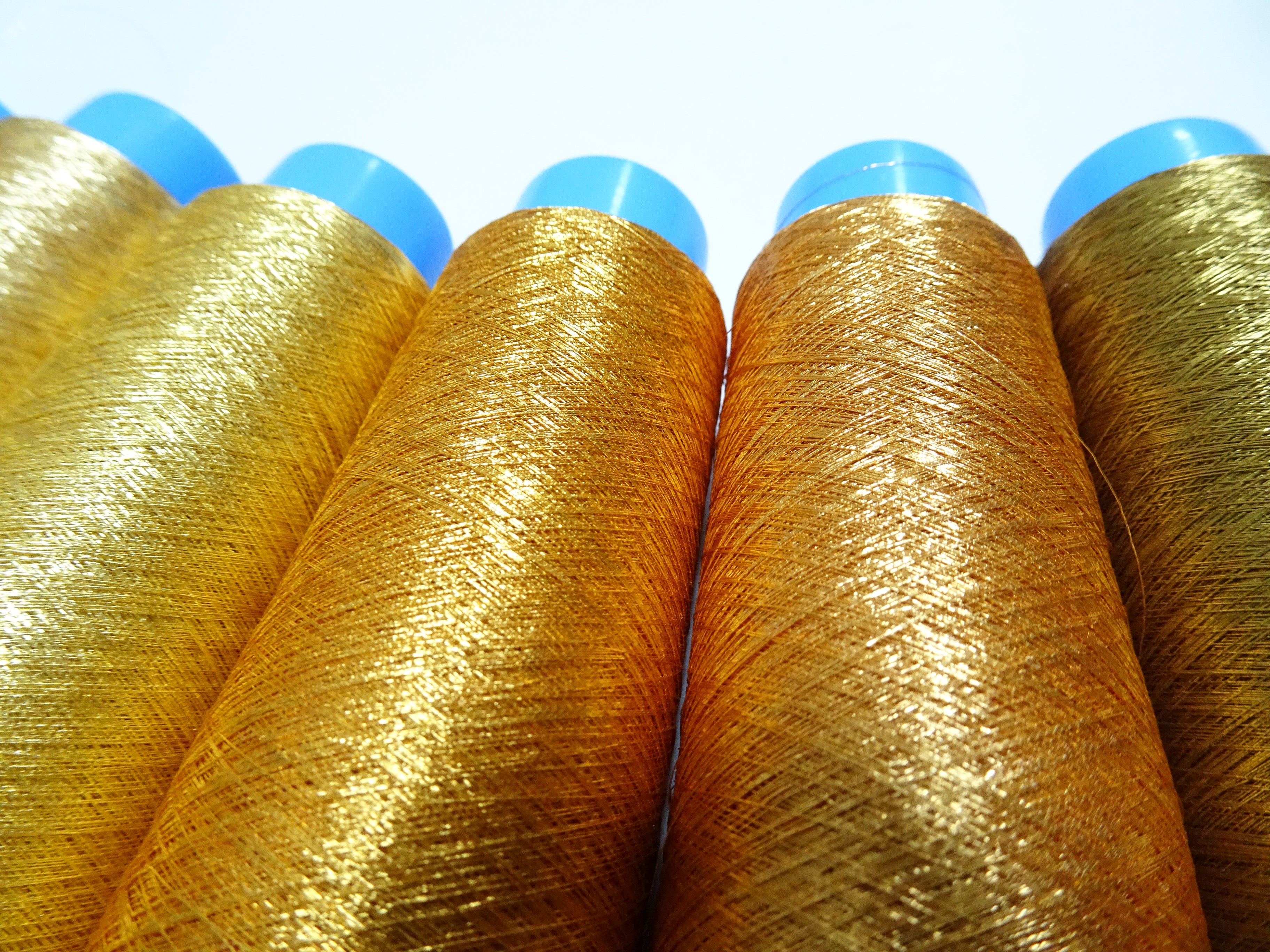 Japanese vintage gold leaf thread & silver leaf thread 8sets embroidey 0.1mm 8000M 8790