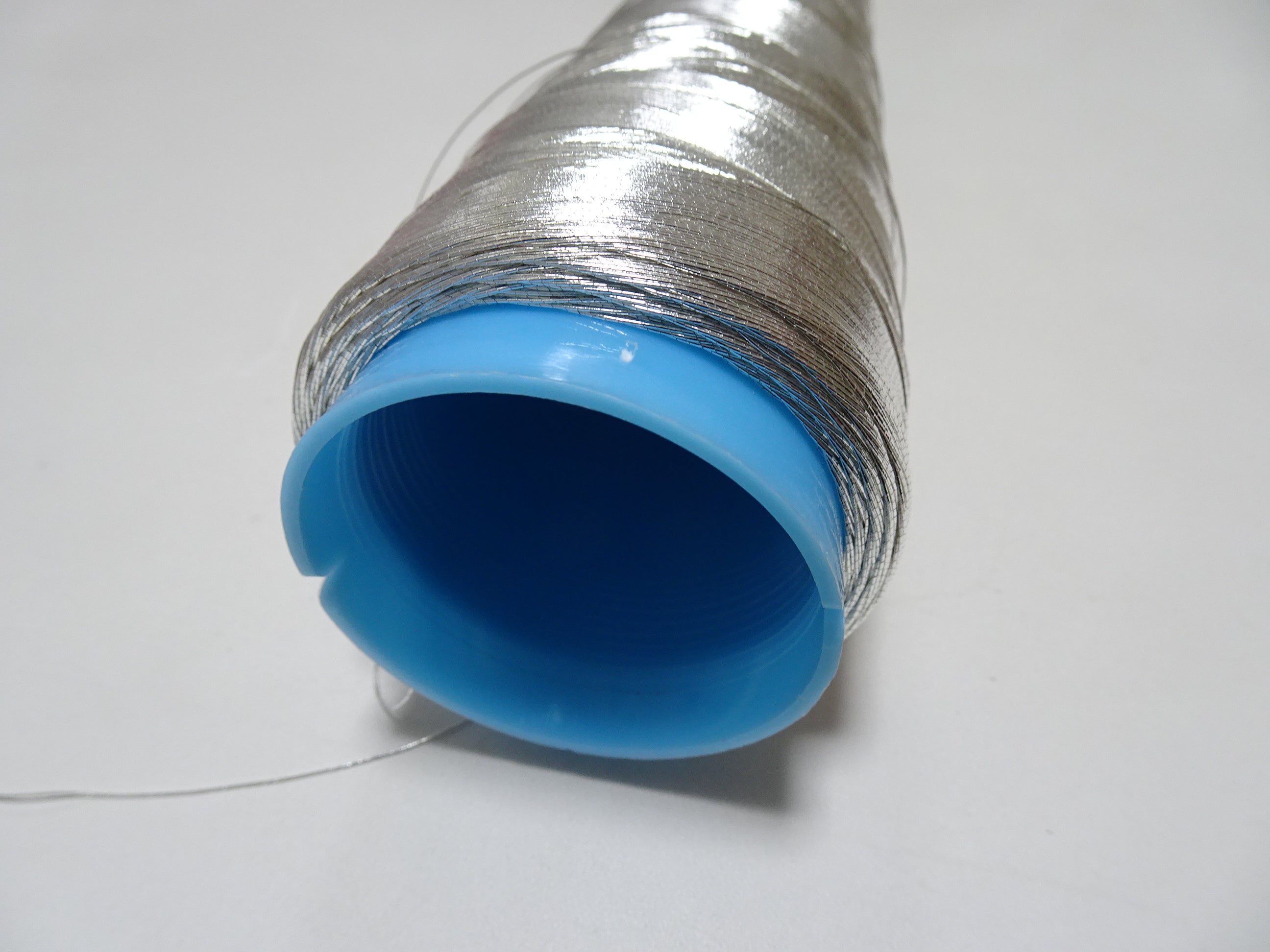 Japanese vintage Superb real silver leaf thread S4  embroidery 1000M  0.35mm