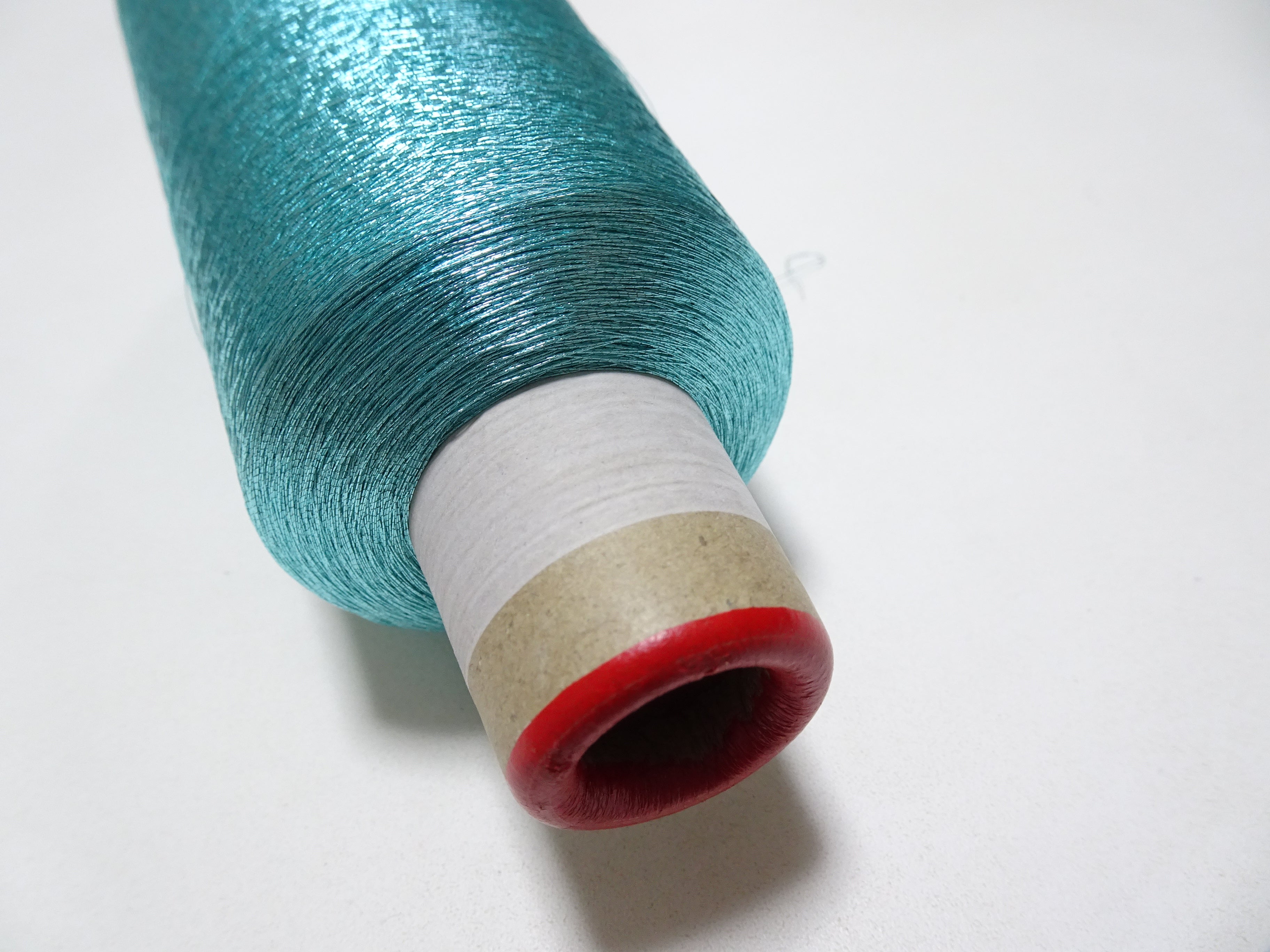 Japanese vintage rare Superb pure silver leaf thread color 14 5000M 0 ...