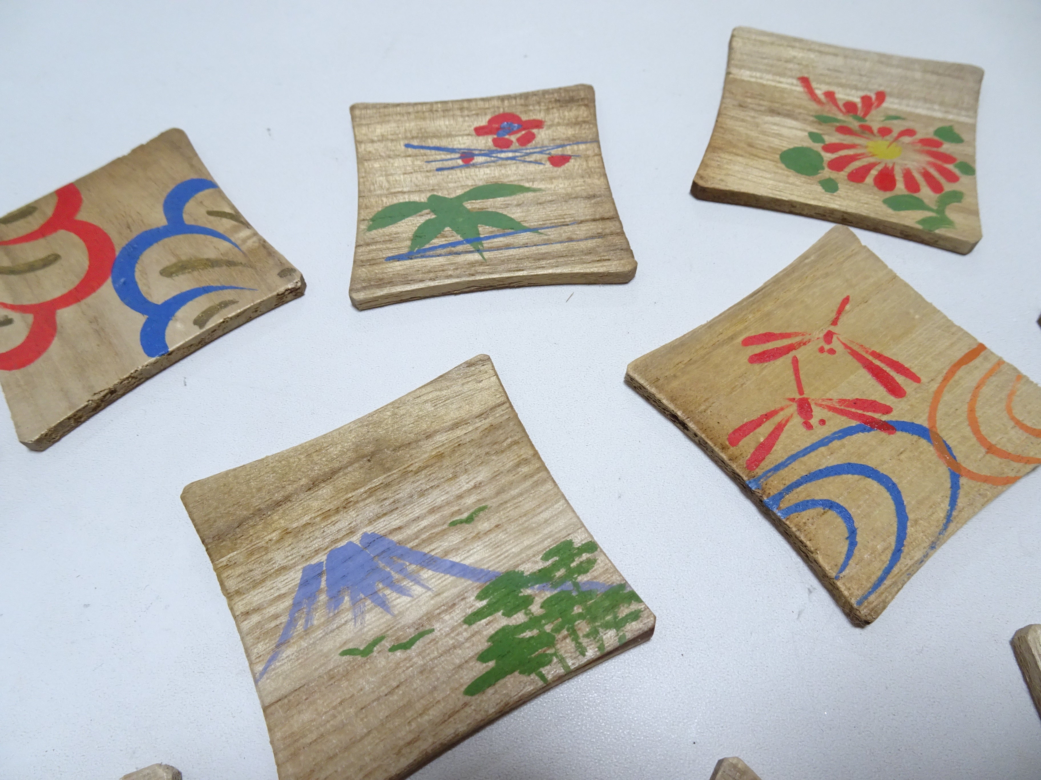 Vintage Japanese Wooden Thread Spools 10sets 17436
