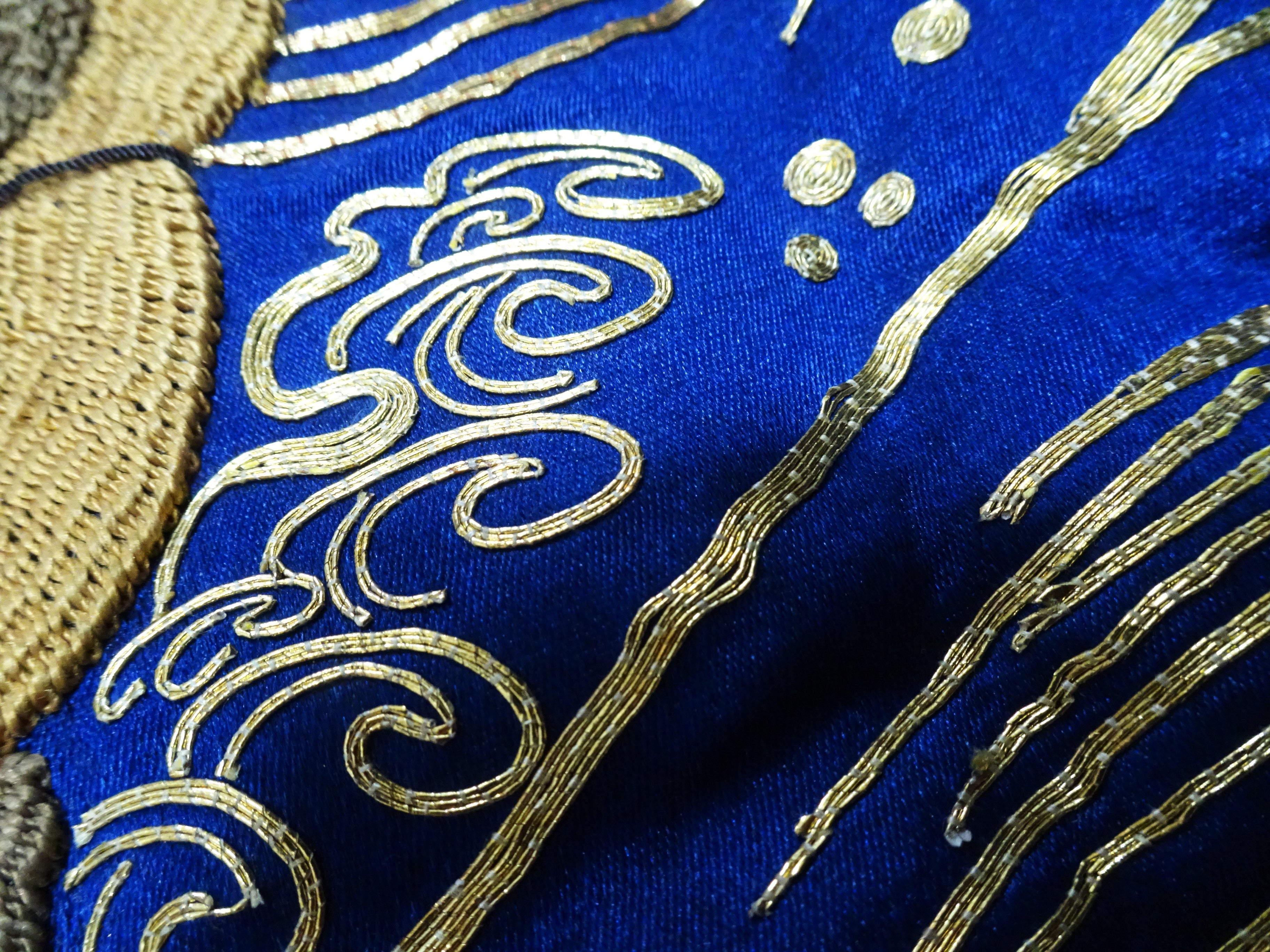 Japanese Antique high quality Super Rare Fukusa Embroidery 7677