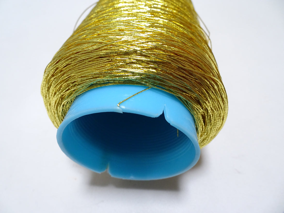 Special Price!! Japanese Vintage High Class Gold Leaf Thread 55 Embroidery  1000M  0.40mm  17700
