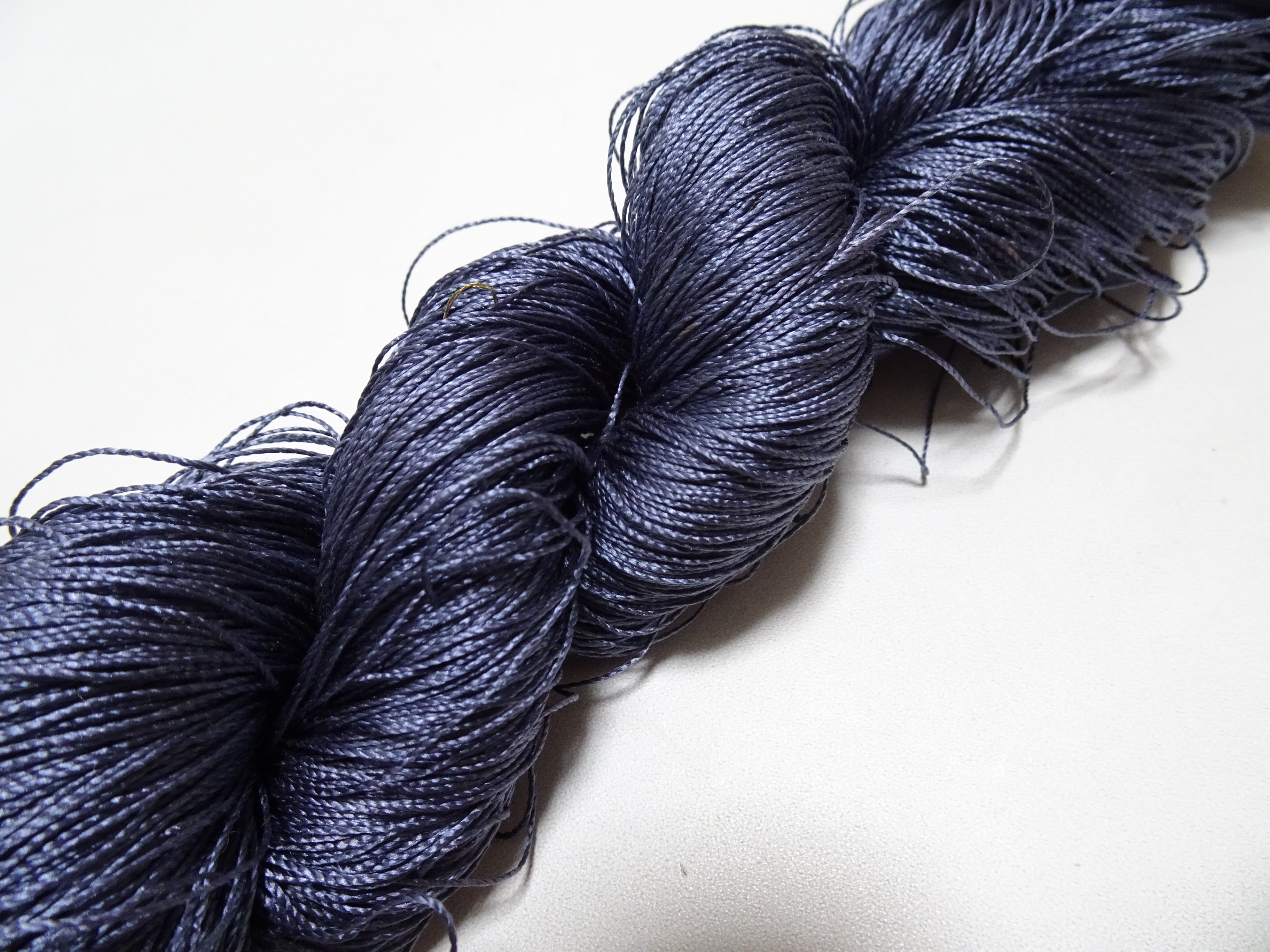 Japanese Vintage Strong Twisted Silk Thread Embroidery & Weaving 17526