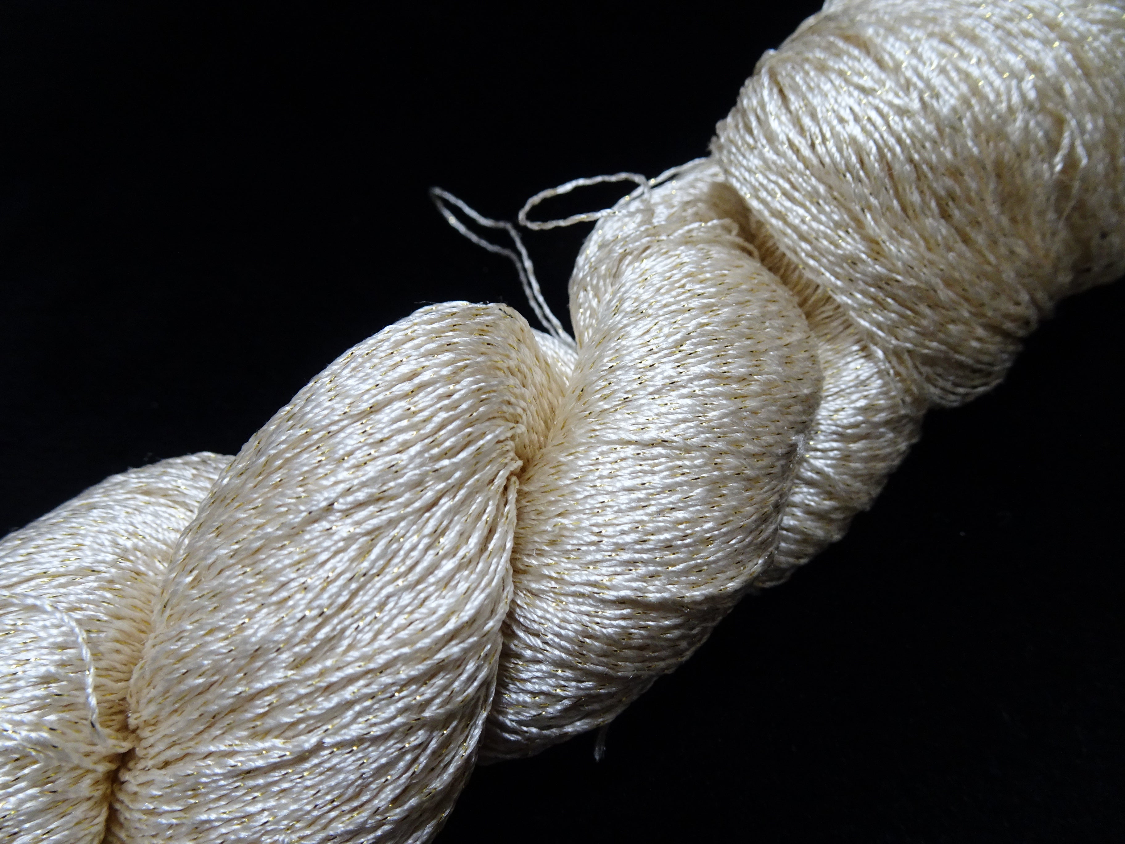 Japanese Vintage High Class Rare Silk Thread Mixture of Gold embroidery 17882