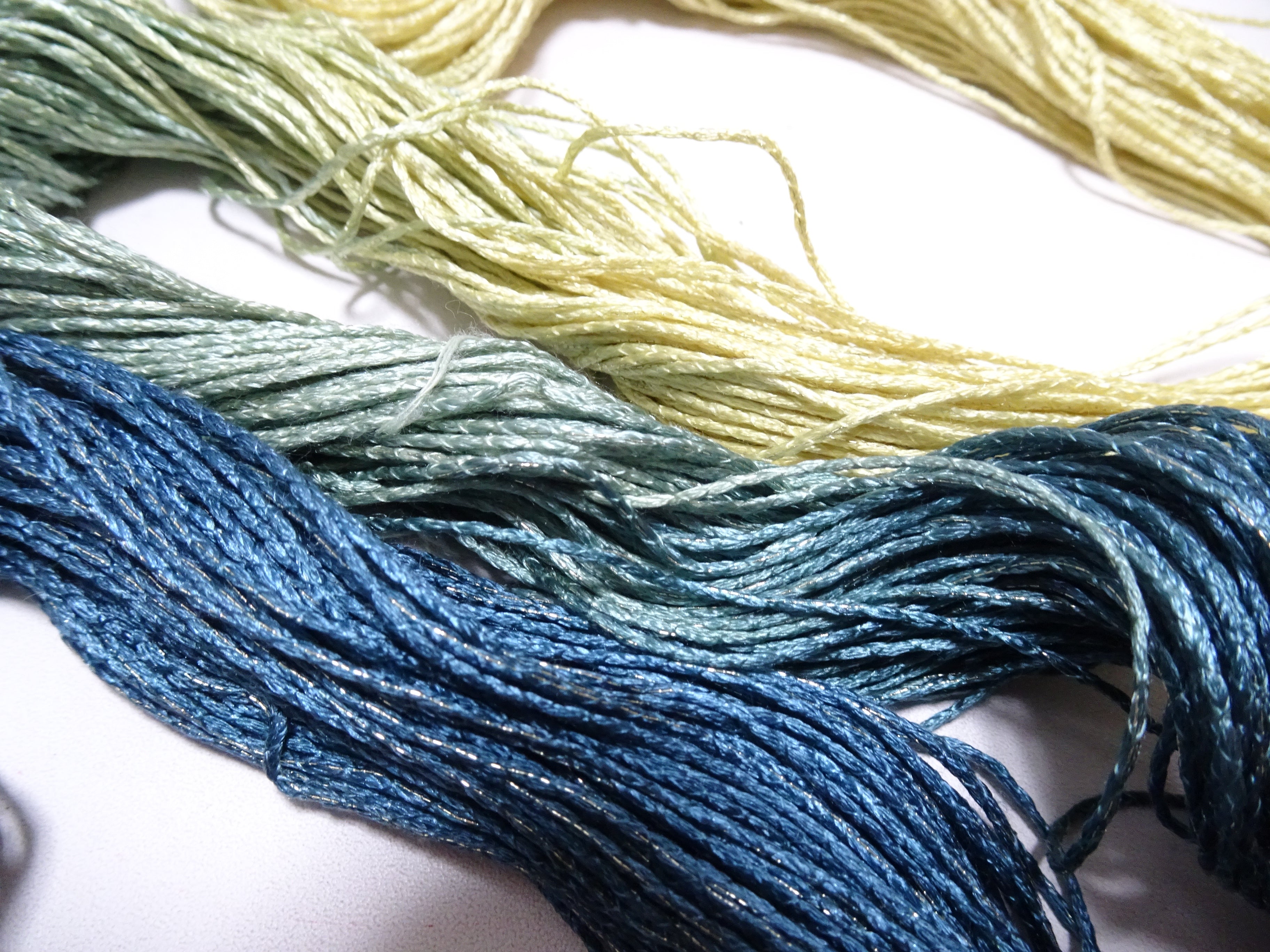 Japanese Tanaka Gen Silk – One-of-a-Kind Hand-Dyed Artistic Silk Thread, Rare Japanese Artisan Yarn, Limited Stock 16459