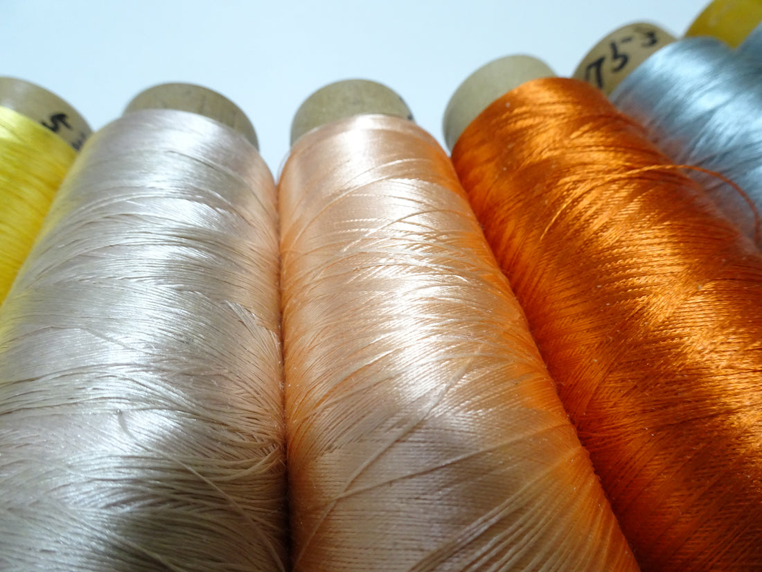 Special Price!! Japanese vintage silk thread 10sets embroidery Over 6,000 meters  16350