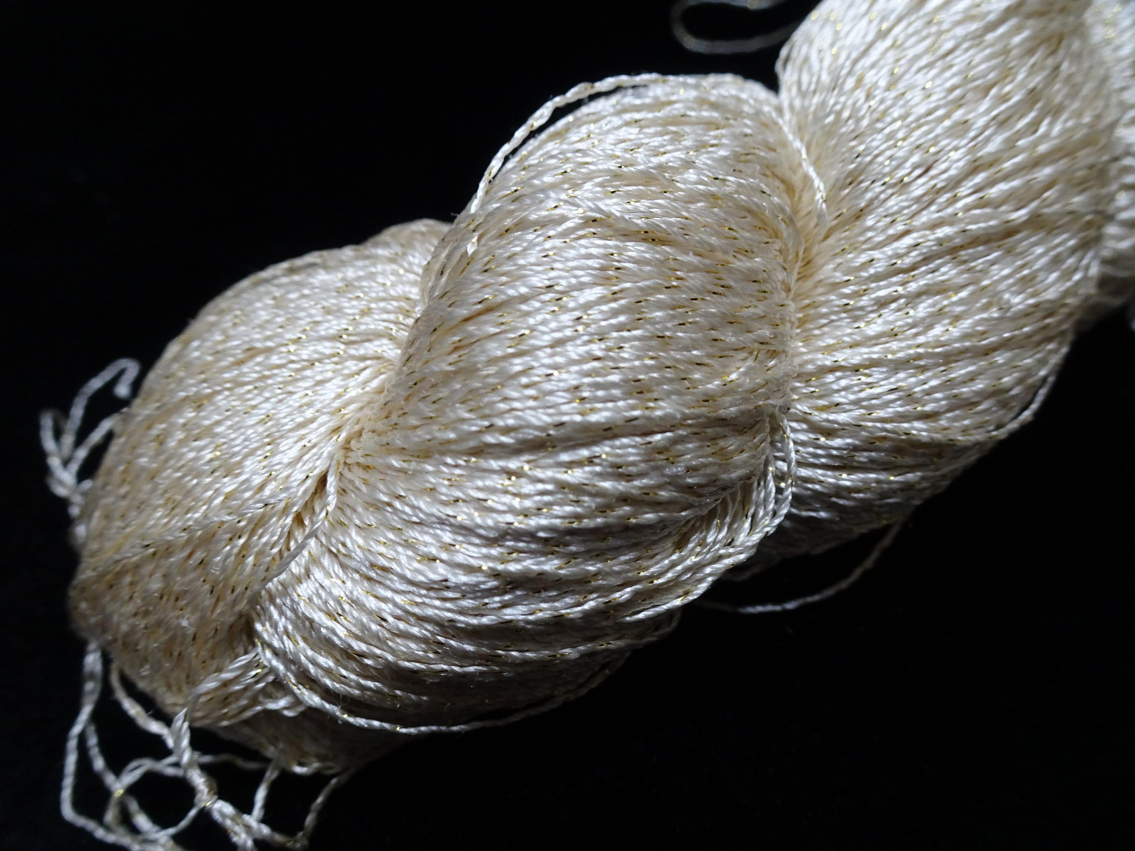 Japanese Vintage High Class Rare Silk Thread Mixture of Gold embroidery 17882