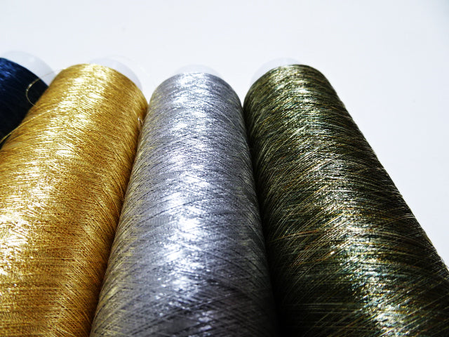 Japanese vintage metallic thread 10sets embroidey 10000M 7282 0.09mm