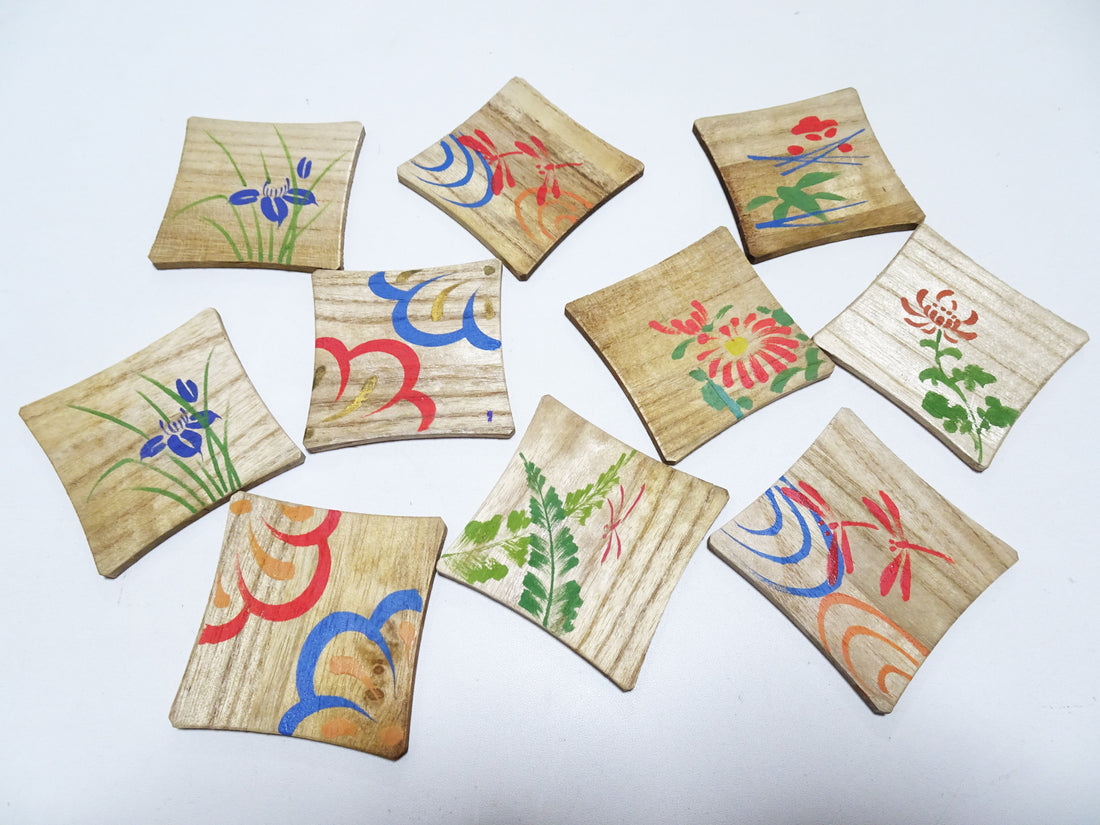 Vintage Japanese Wooden Thread Spools 10sets 17437
