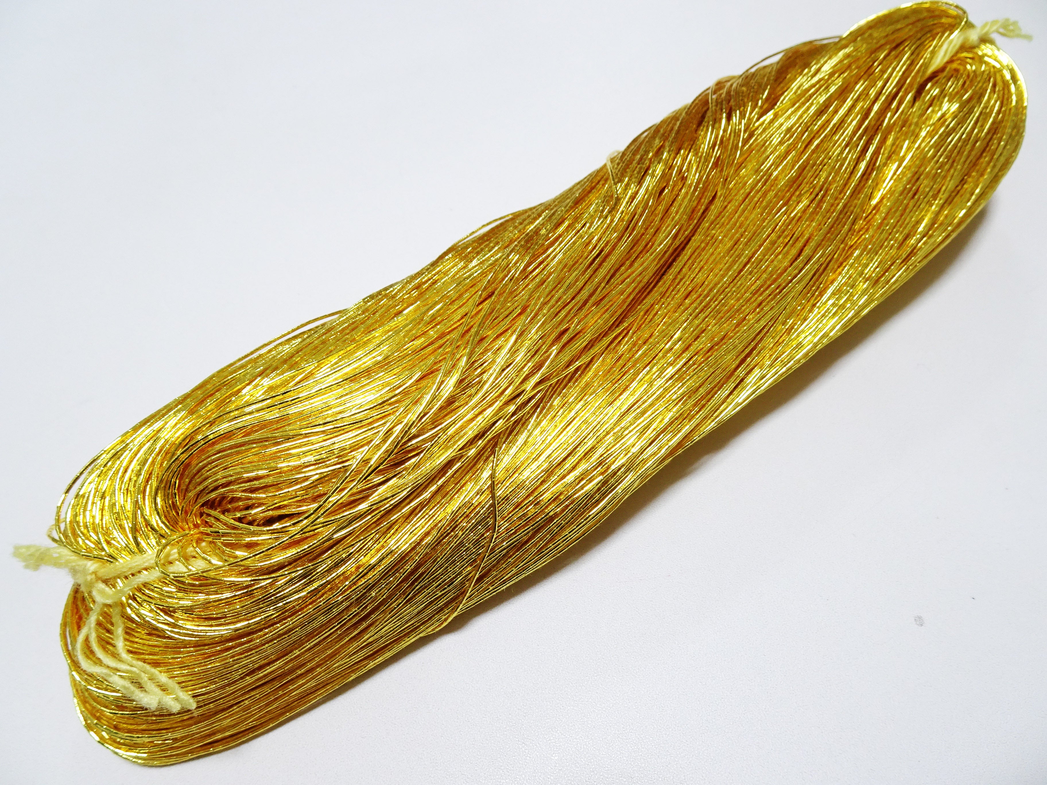 Japanese Vintage Gold Leaf Thread Kinkoma Embroidery 123  0.75mm