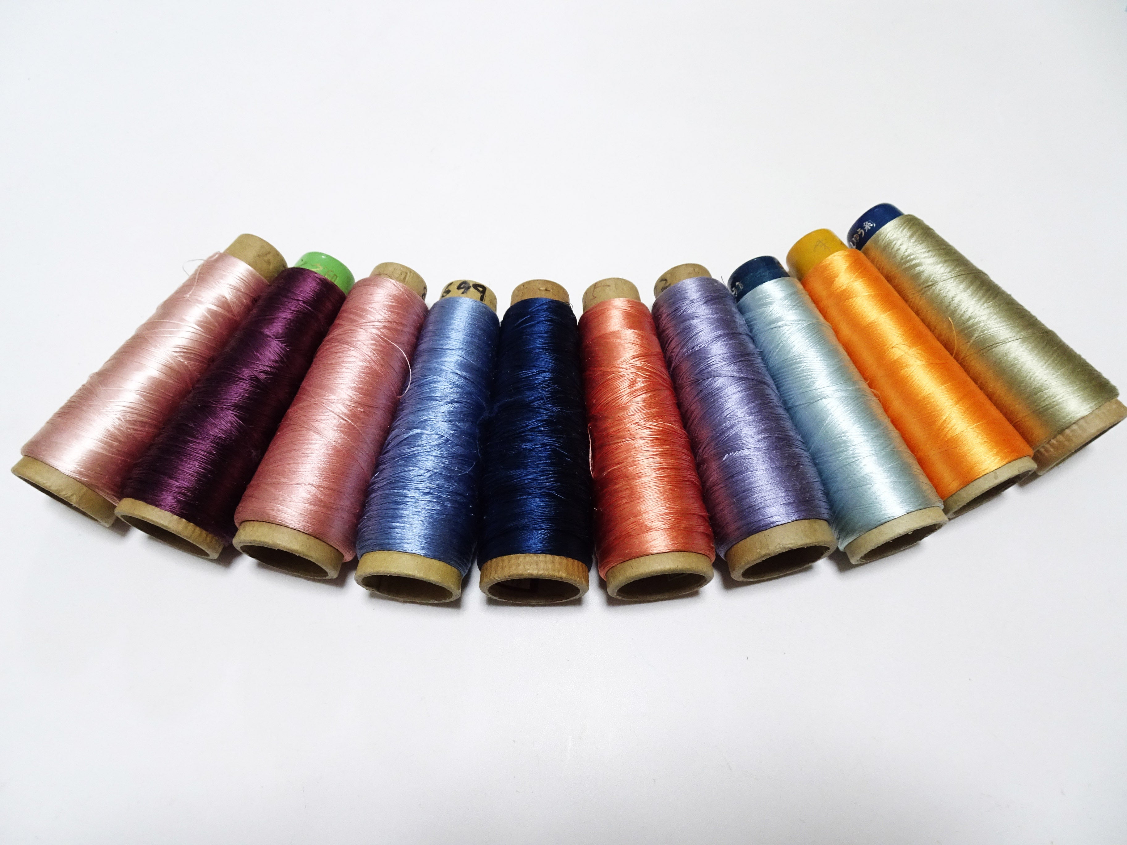 Special Price!! Japanese vintage silk thread 10sets embroidery Over 6,000 meters  16351