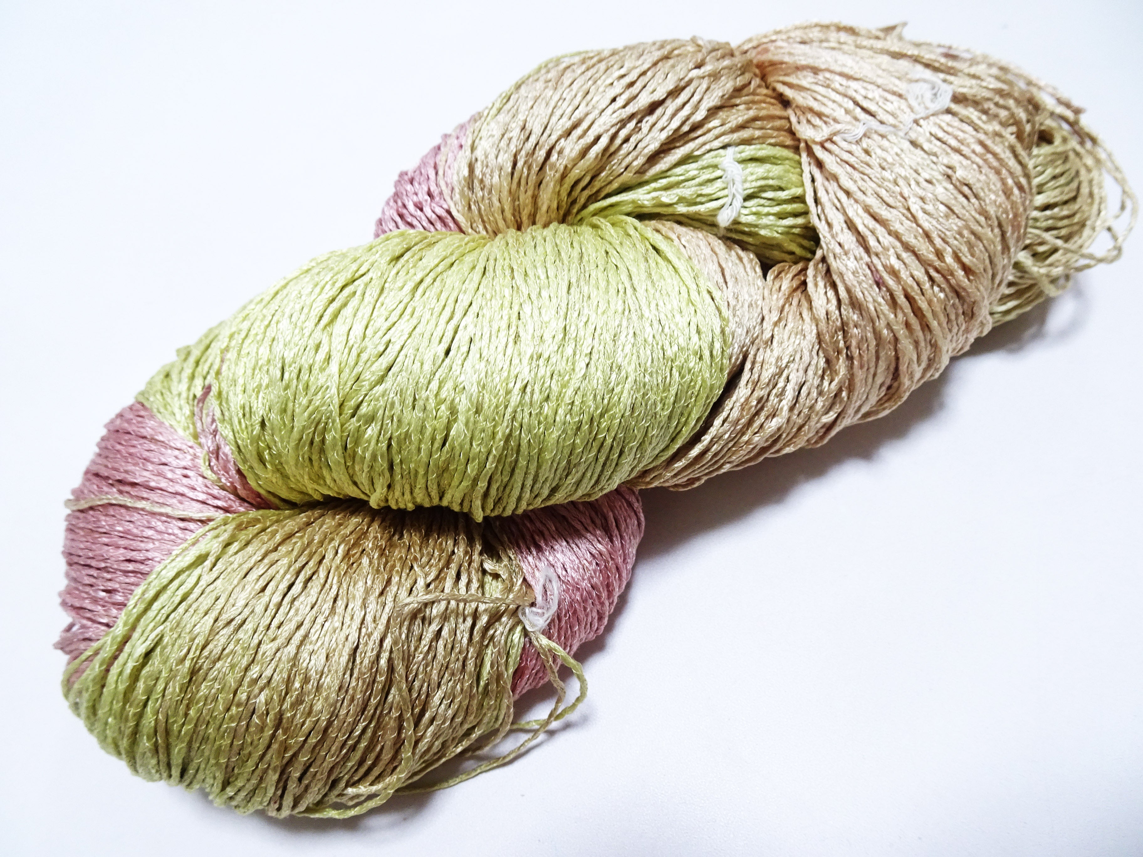 Japanese Tanaka Gen Silk – One-of-a-Kind Hand-Dyed Artistic Silk Thread, Rare Japanese Artisan Yarn, Limited Stock 16493