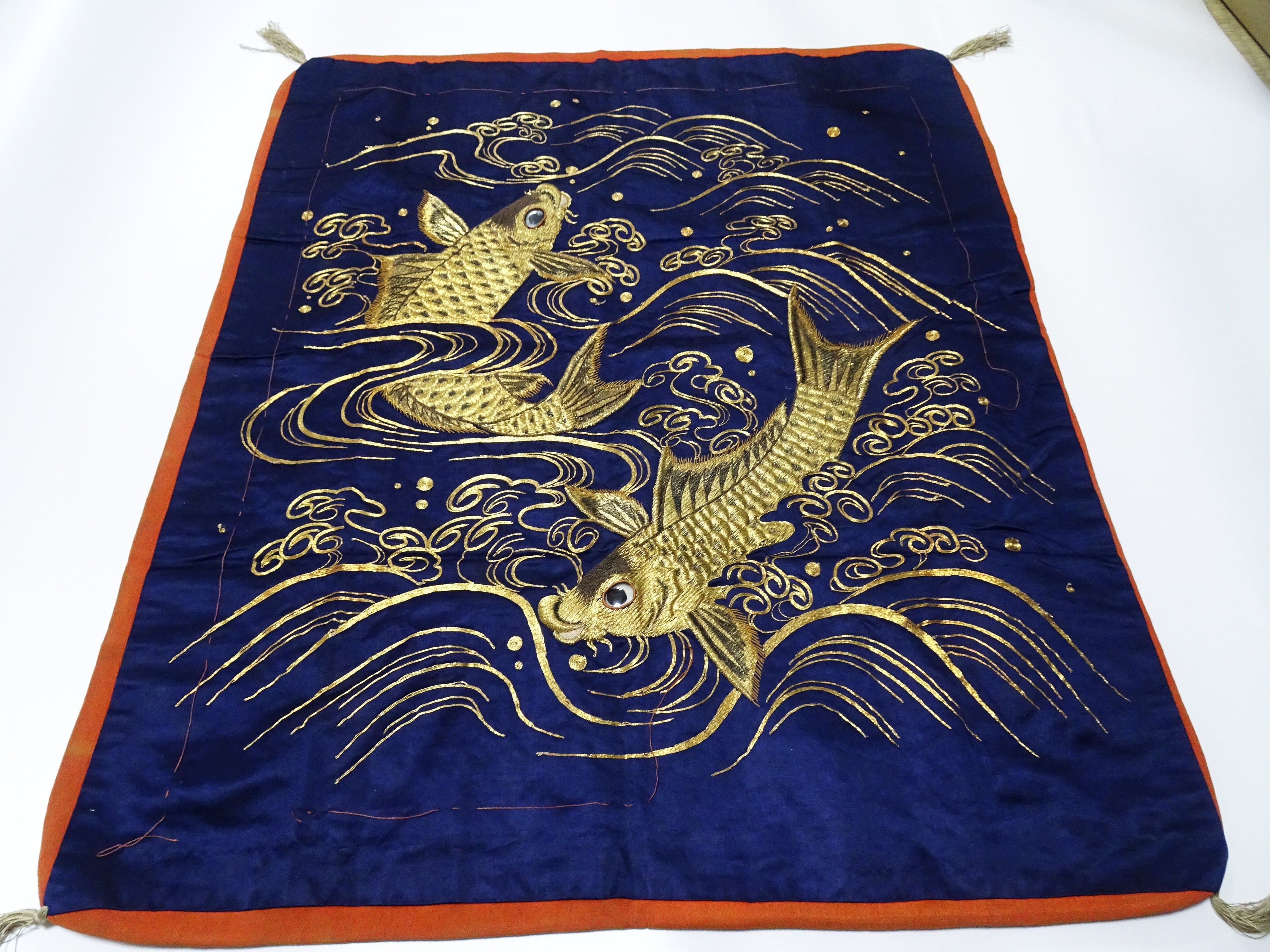 Japanese Antique high quality Super Rare Fukusa  Embroidery 7678