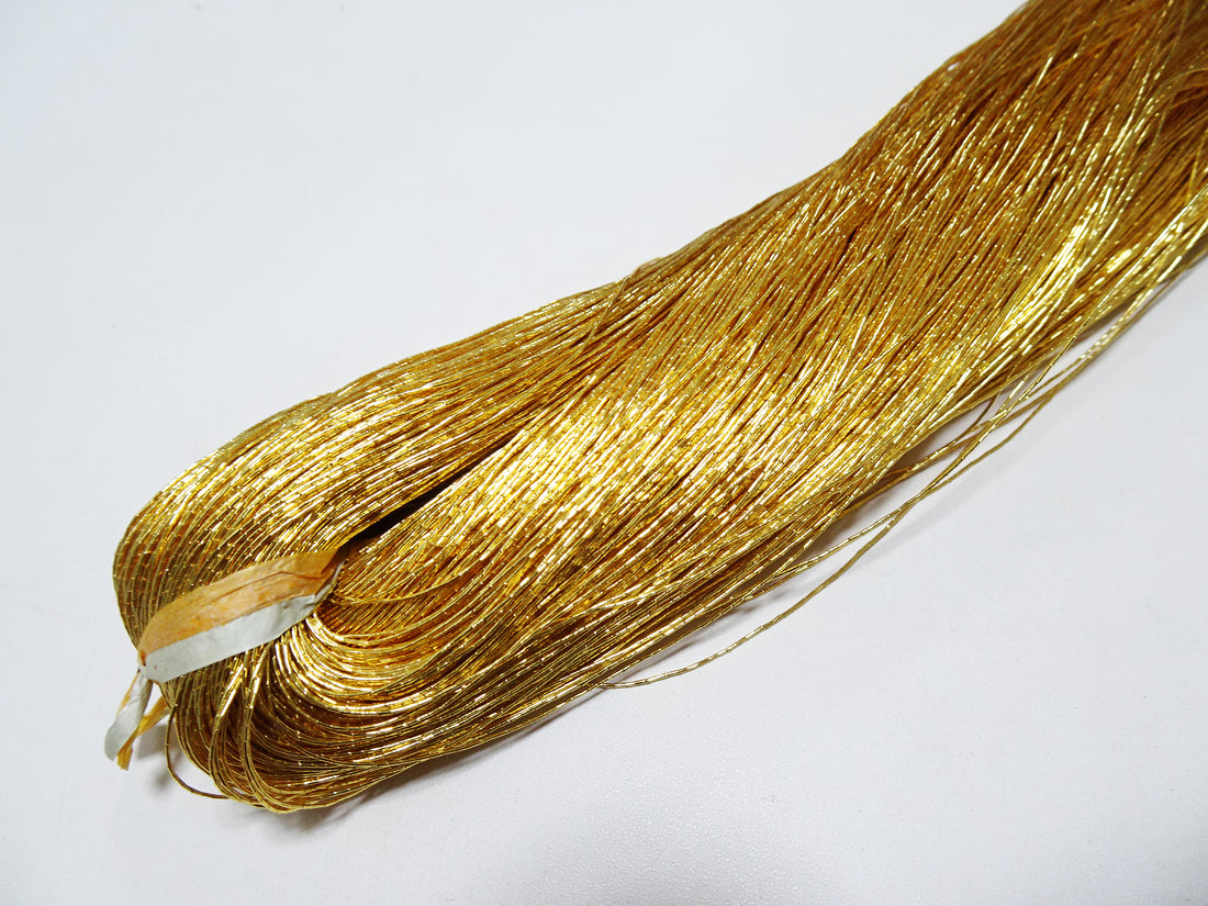 Special price!Japanese Vintage Gold leaf thread embroidery 12381 500M  0.45mm