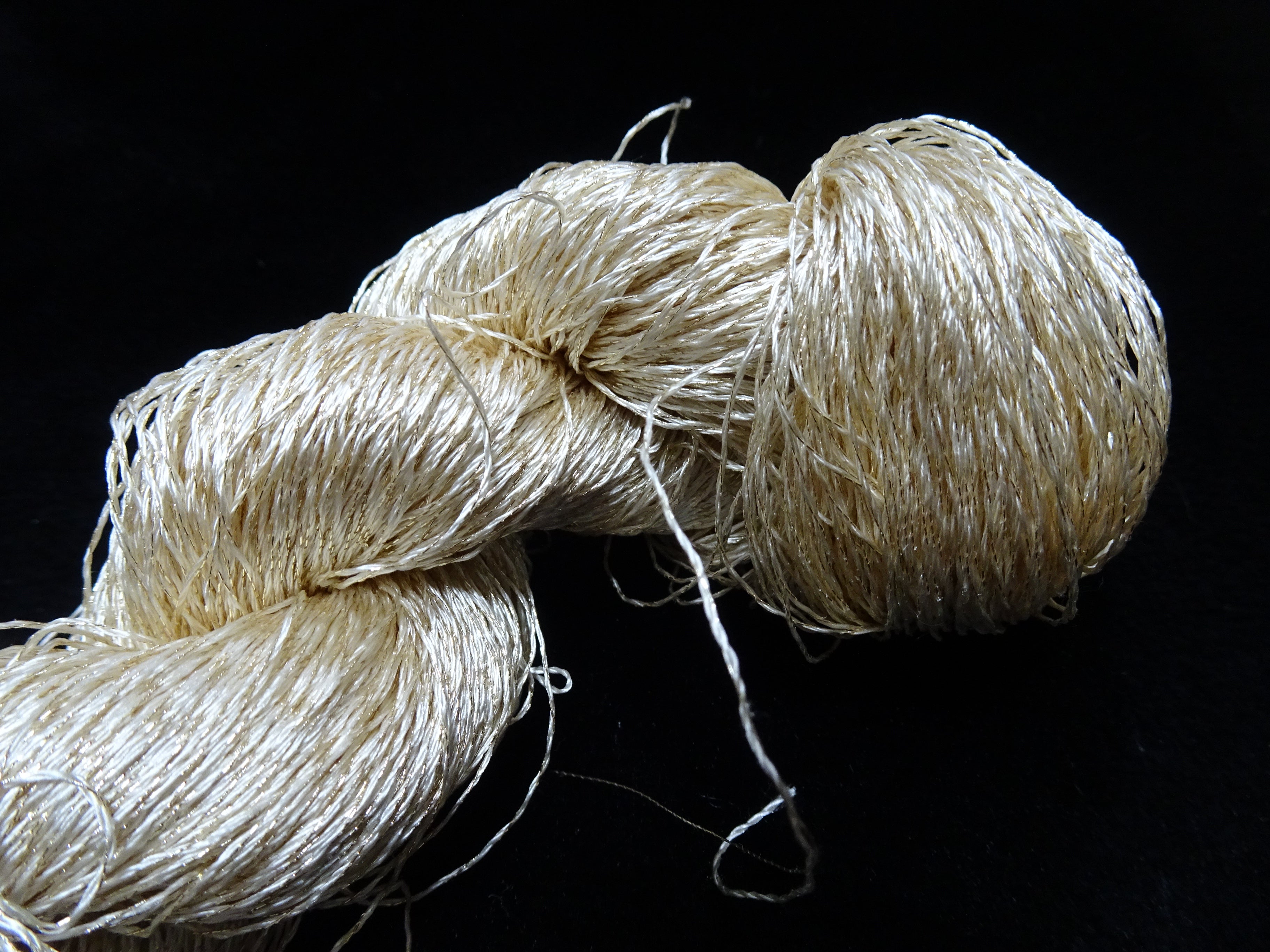 Japanese Vintage High Class Rare Silk Thread Mixture of Gold embroidery 17883
