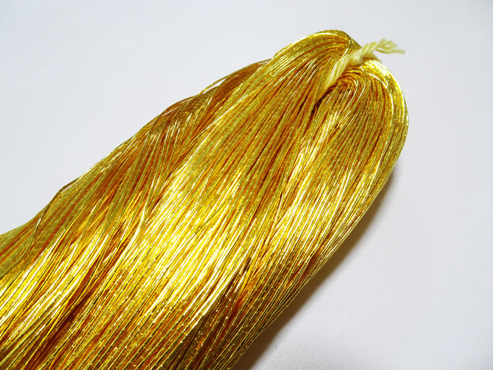 Japanese Vintage Gold Leaf Thread Kinkoma Embroidery 123  0.75mm
