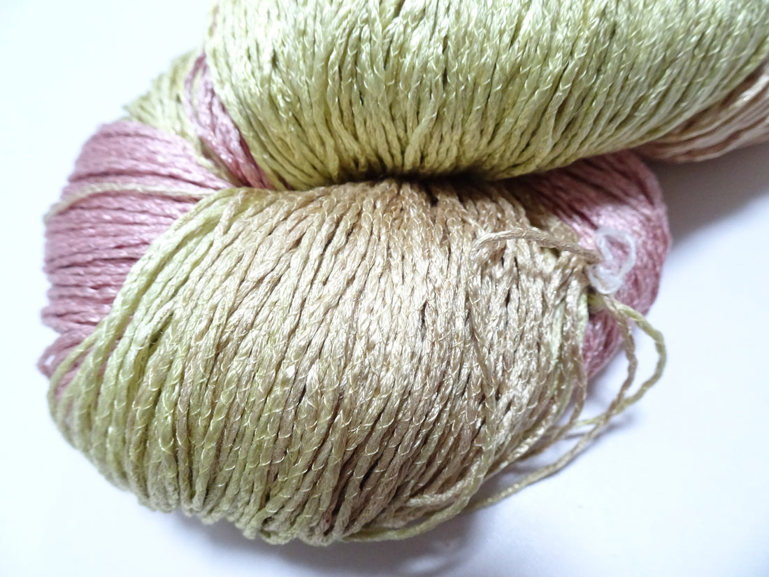 Japanese Tanaka Gen Silk – One-of-a-Kind Hand-Dyed Artistic Silk Thread, Rare Japanese Artisan Yarn, Limited Stock 16493