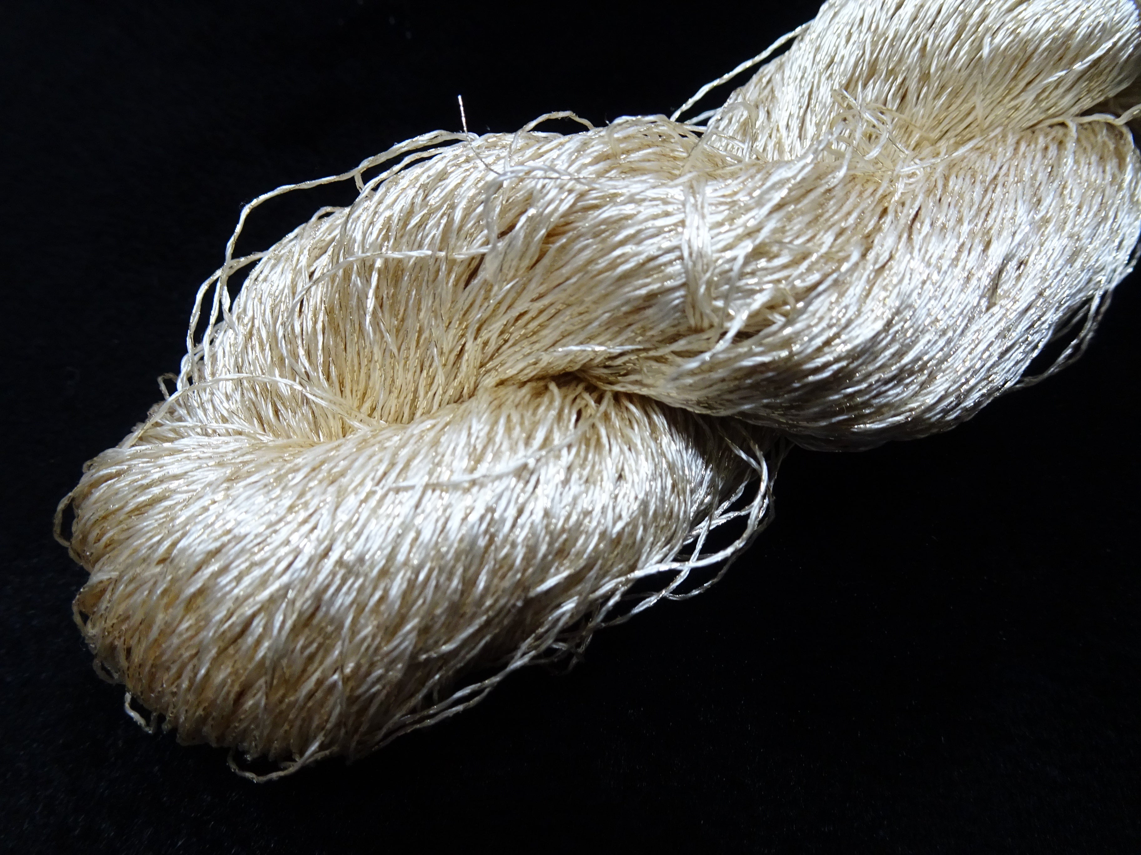Japanese Vintage High Class Rare Silk Thread Mixture of Gold embroidery 17883
