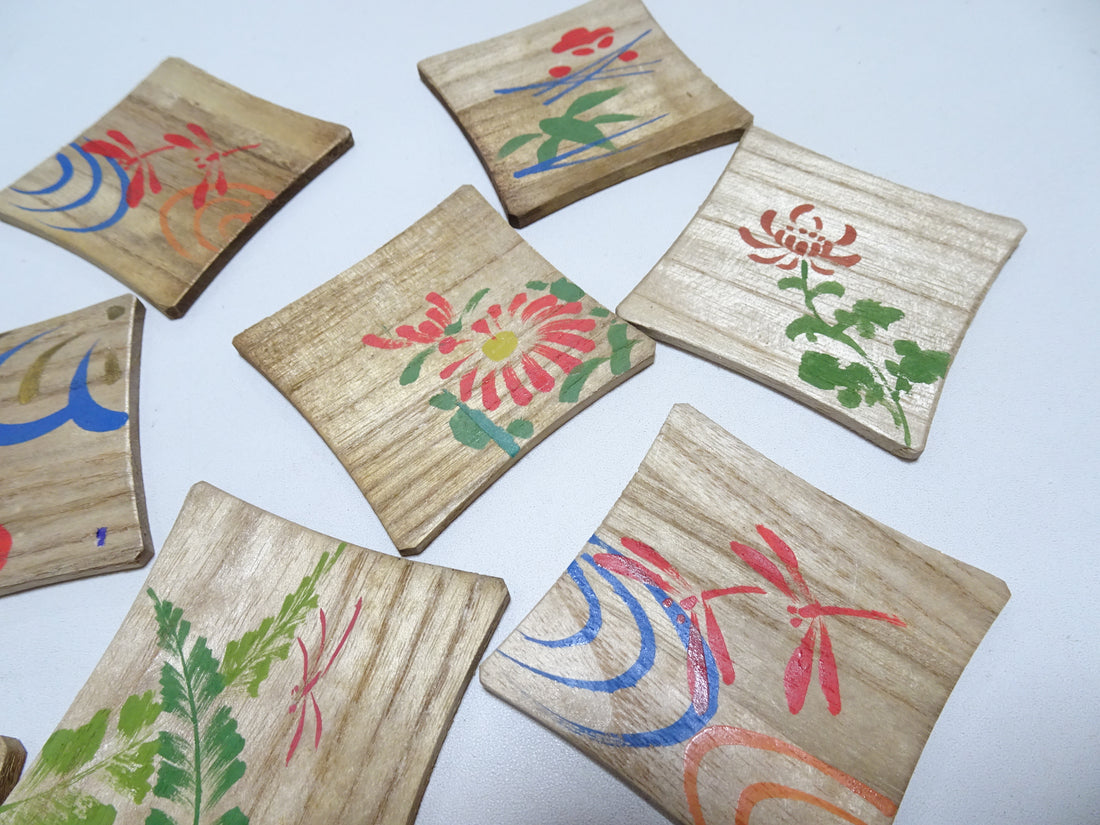Vintage Japanese Wooden Thread Spools 10sets 17437