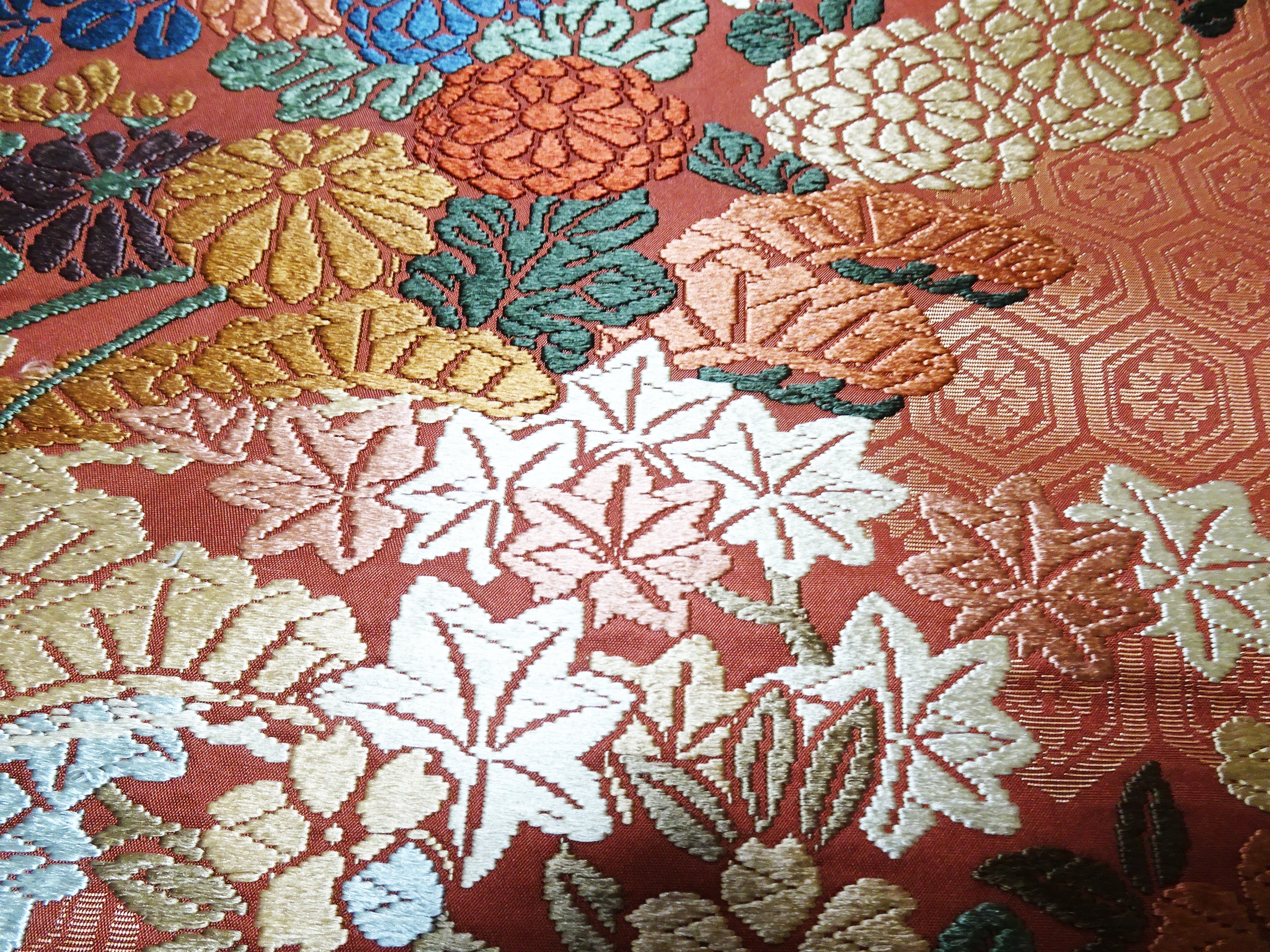 Japanese High Class Silk Bolts KaraOri Gorgeous Pattern 11762