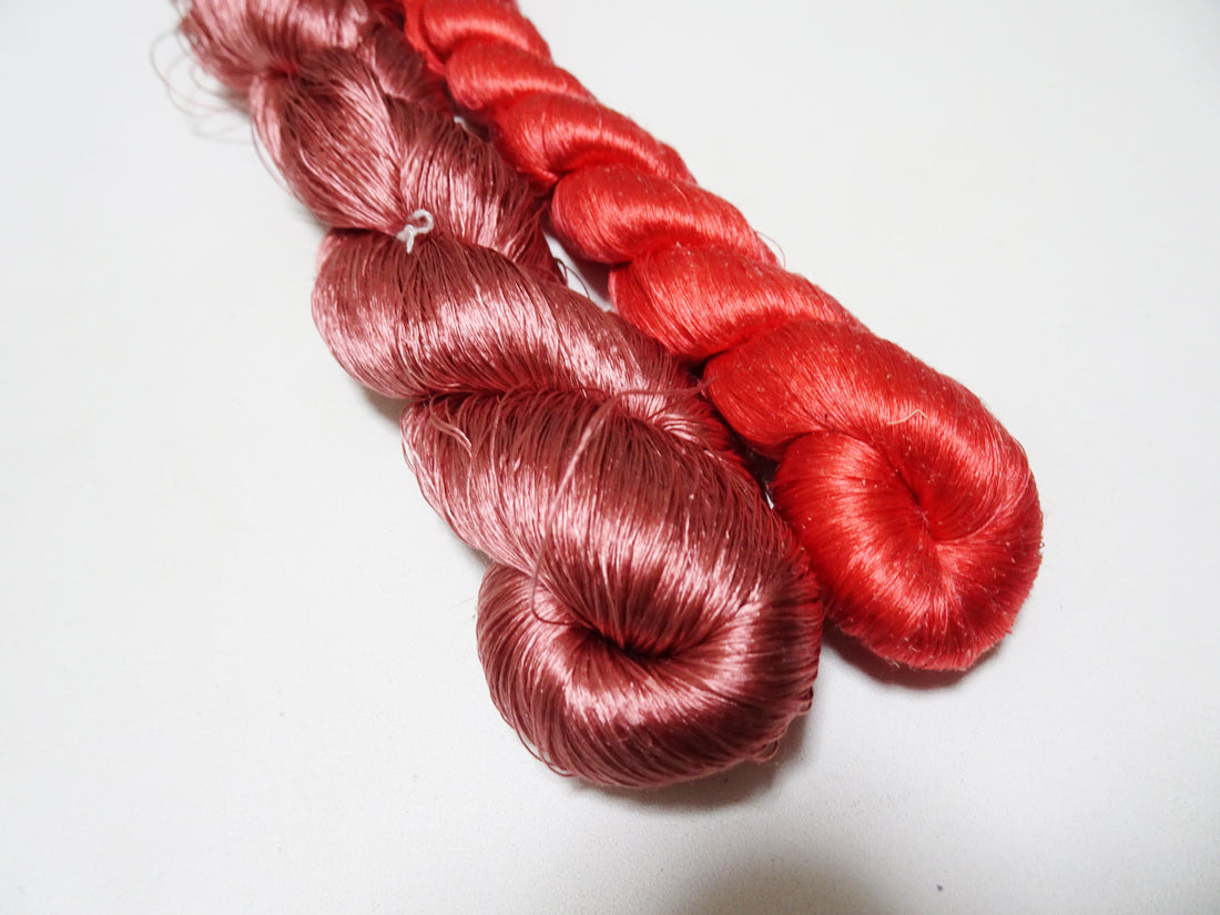 Japanese vintage silk thread 2sets embroidery 8459