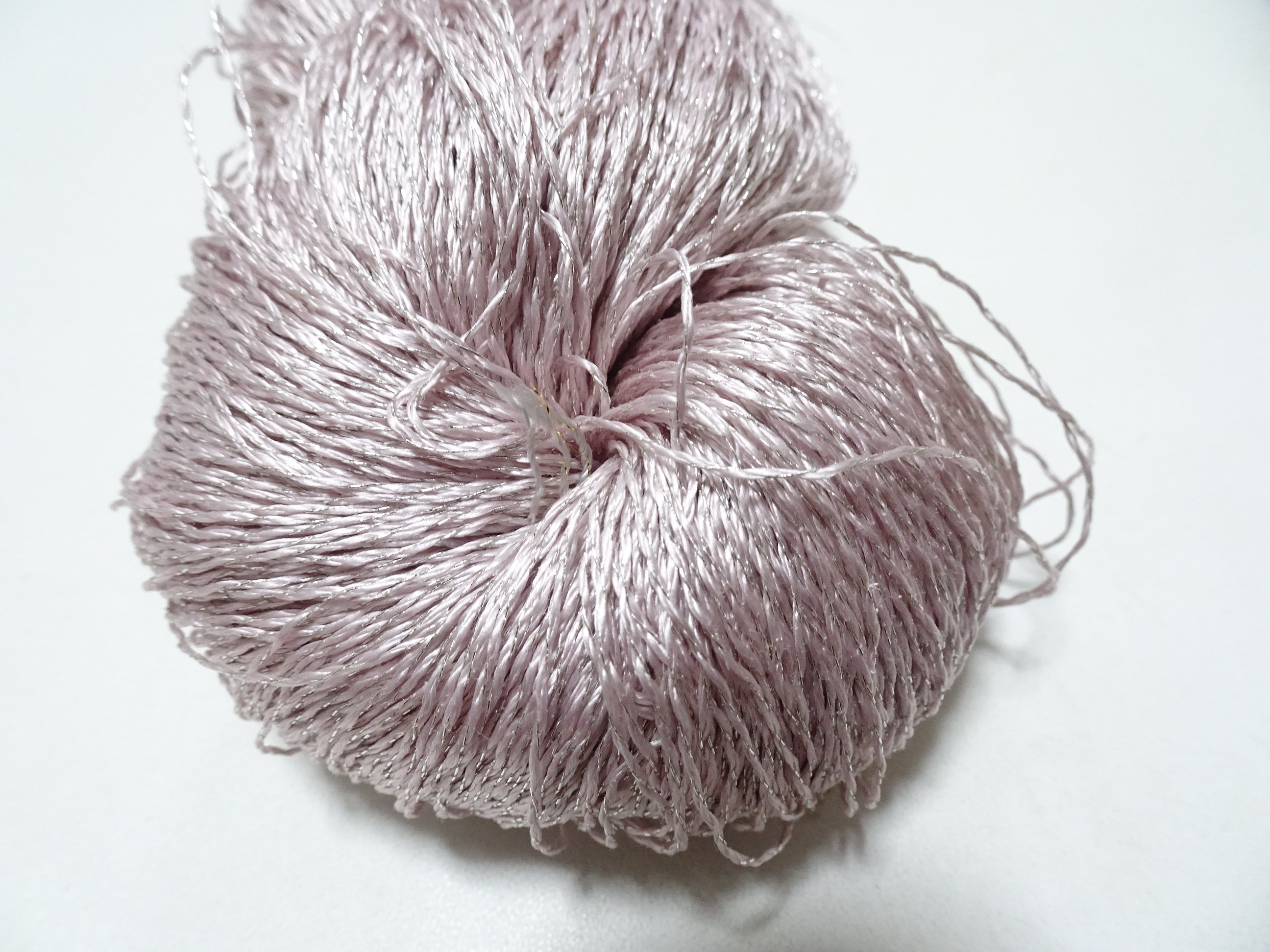 Japanese vintage high class rare silk thread Mixture of Silver embroidery 9501