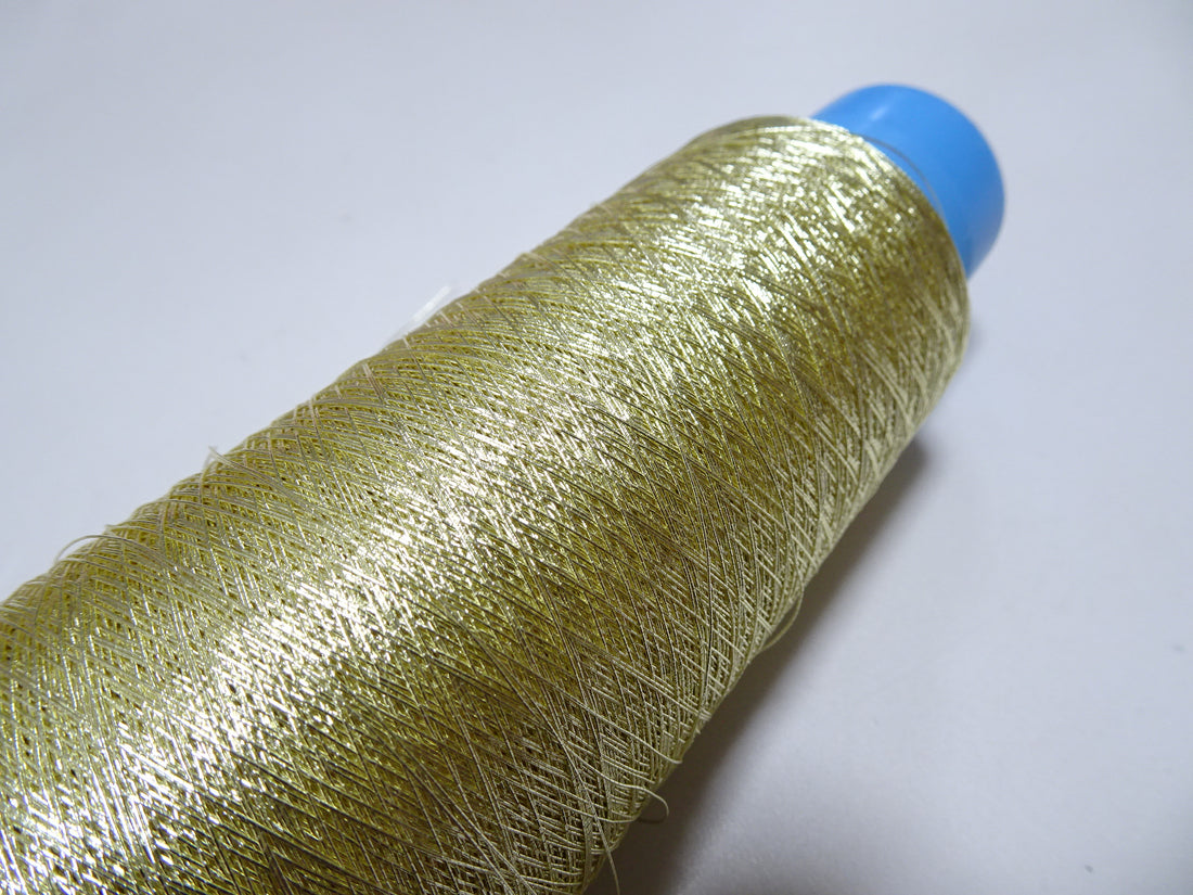 Japanese vintage Superb gold leaf thread 2.52 embroidery 1000M  0.27mm