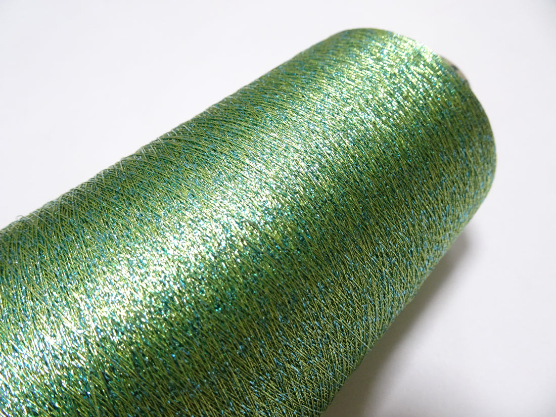 Super Special price! Japanese vintage metallic lame thread embroidery 5000M 9328