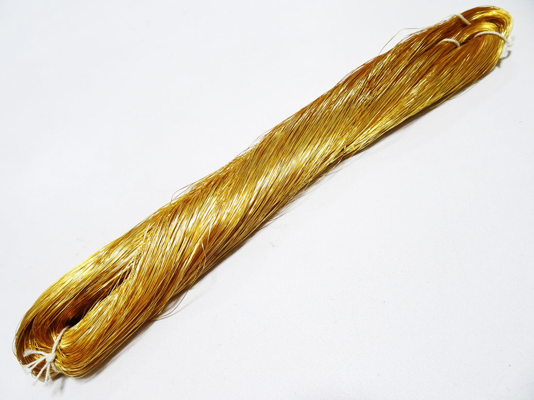 Special Price!! Japanese Rare Vintage High Class Gold Leaf Thread "Gokukou" Embroidery  1000M  0.16mm  17702