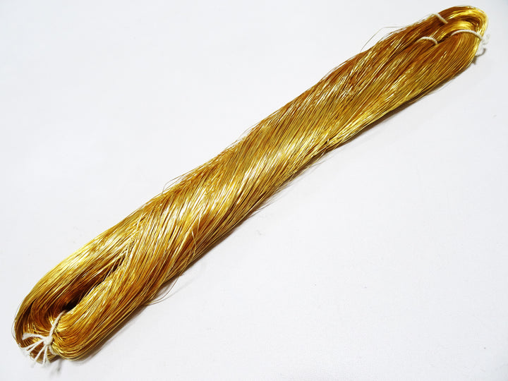 Special Price!! Japanese Rare Vintage High Class Gold Leaf Thread "Gokukou" Embroidery  1000M  0.16mm  17702