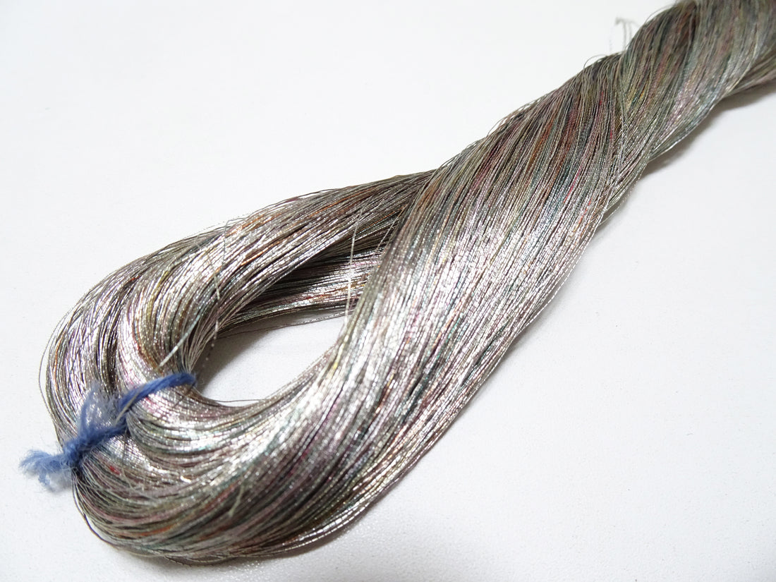 Japanese vintage high class aluminum leaf thread raten 4 embroidery 1000M