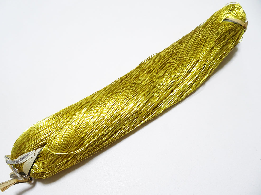 Japanese vintage high class aluminum leaf gold thread 7 embroidery 500M  0.50mm