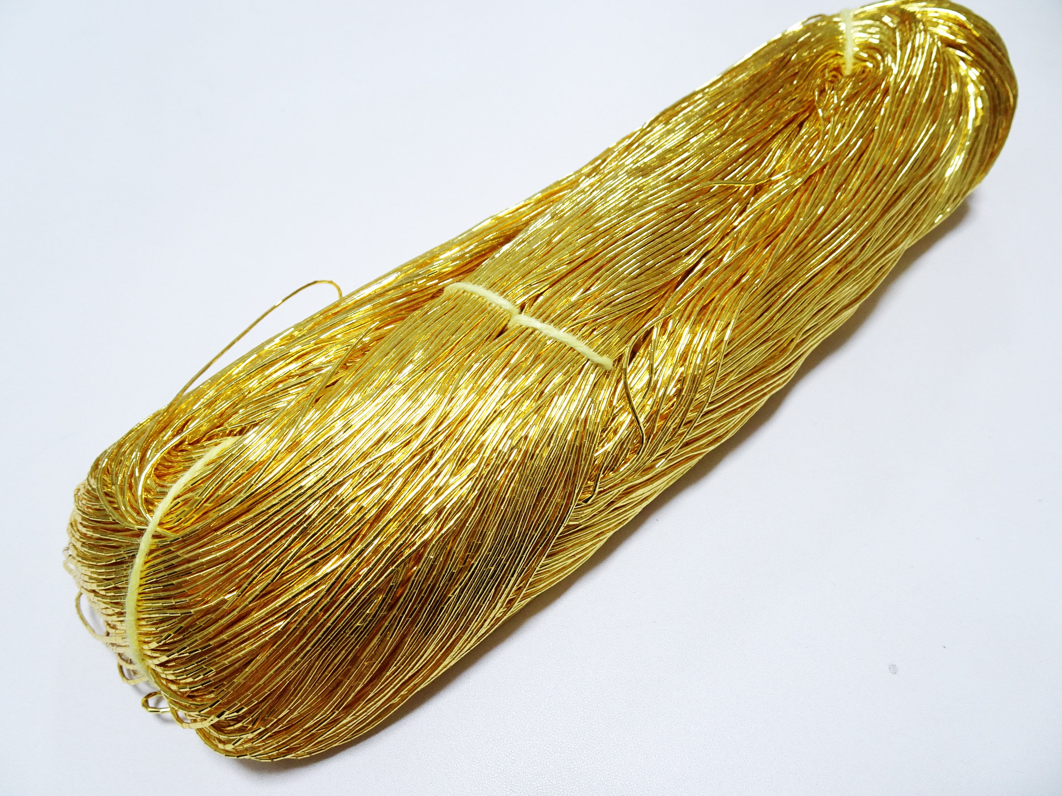 Japanese Vintage Gold Leaf Thread Kinkoma Embroidery 143  0.85mm