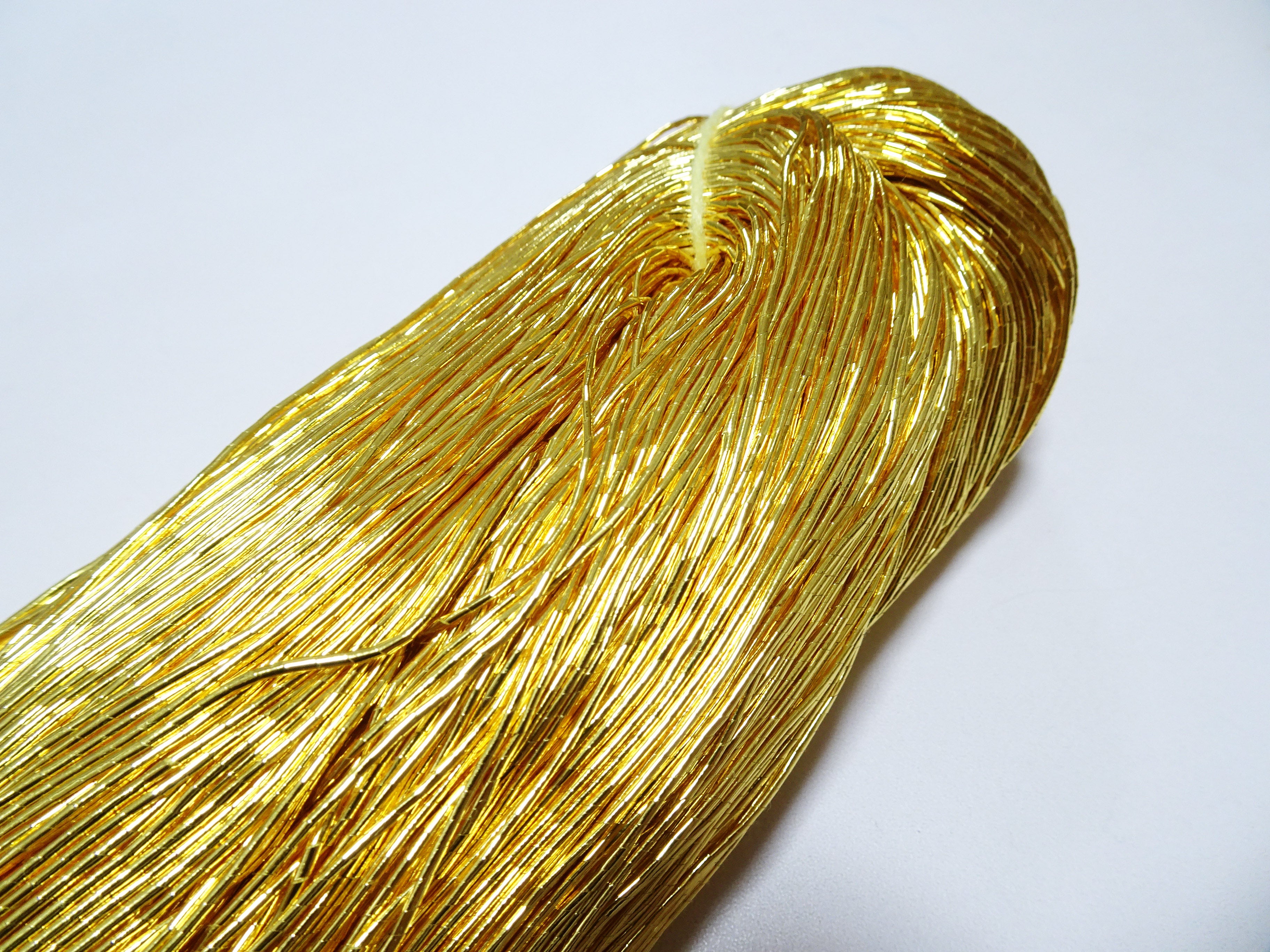 Japanese Vintage Gold Leaf Thread Kinkoma Embroidery 143  0.85mm