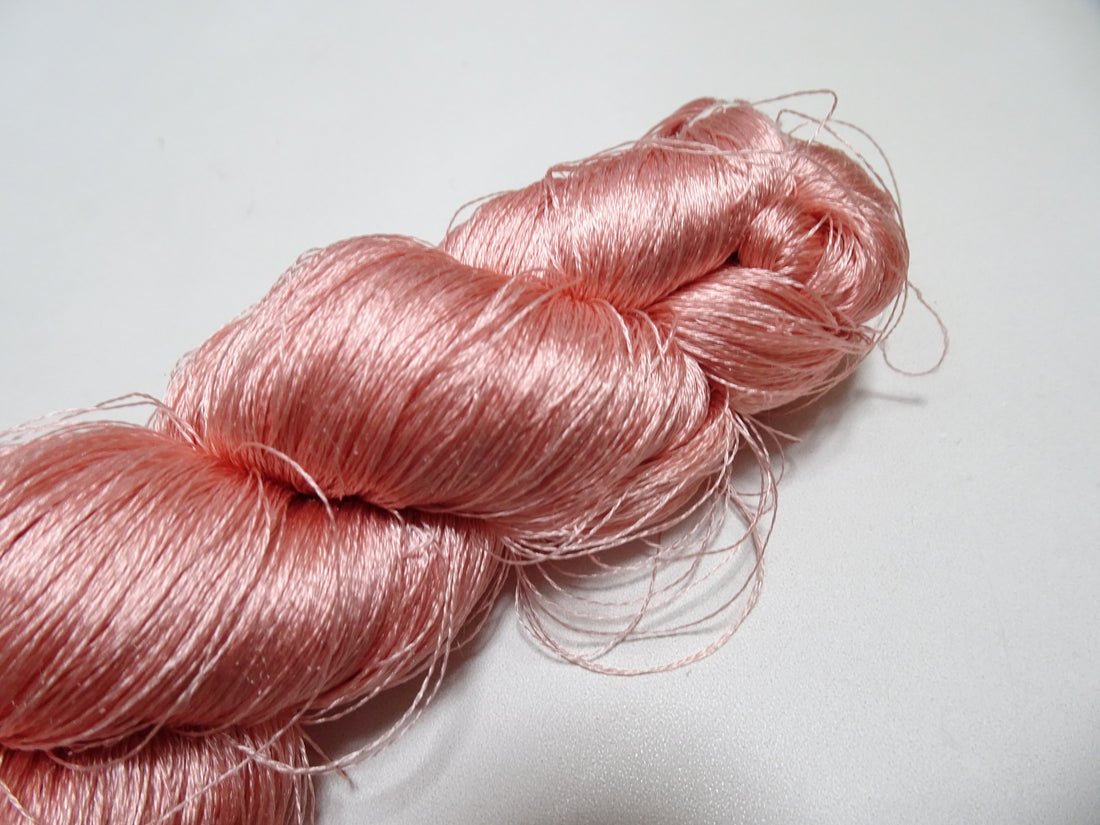 Japanese Vintage Twisted Silk Thread Embroidery 17117