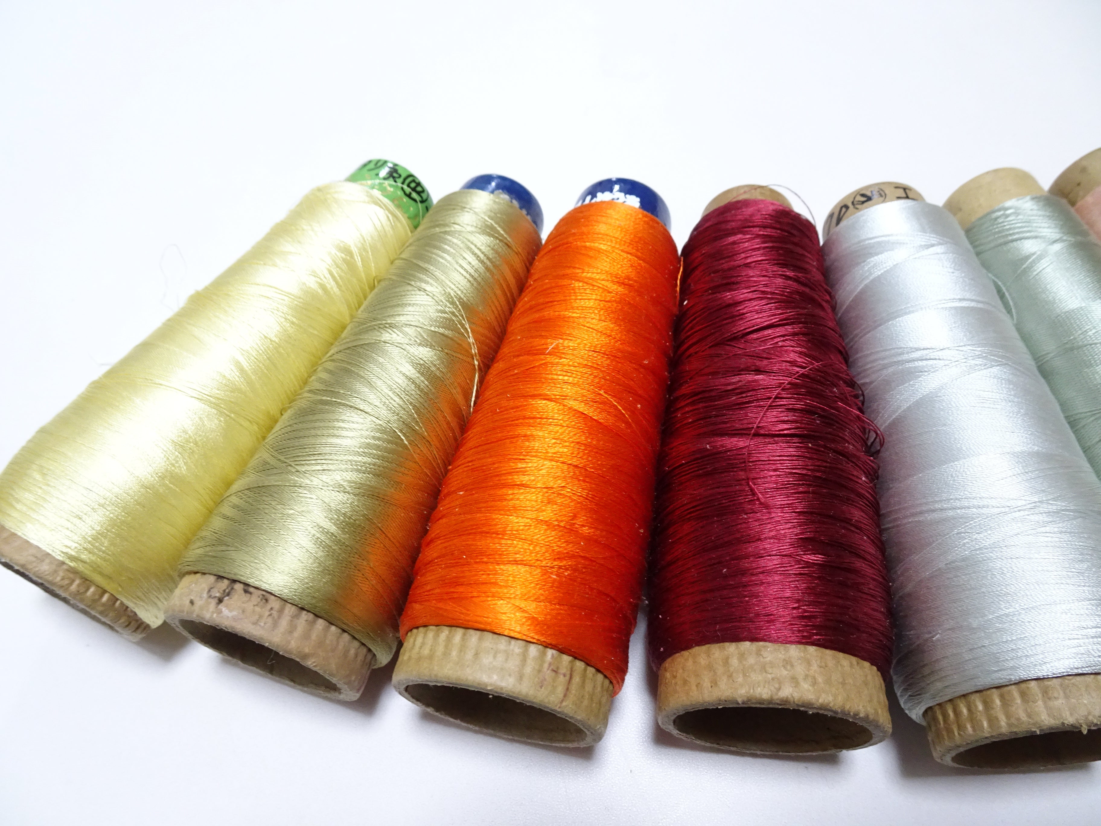 Special Price!! Japanese vintage silk thread 10sets embroidery Over 6,000 meters  16352