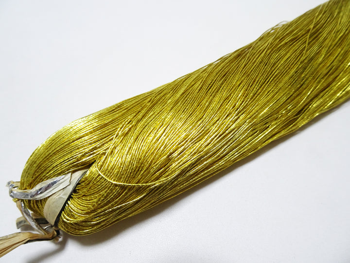 Japanese vintage high class aluminum leaf gold thread 7 embroidery 500M  0.50mm