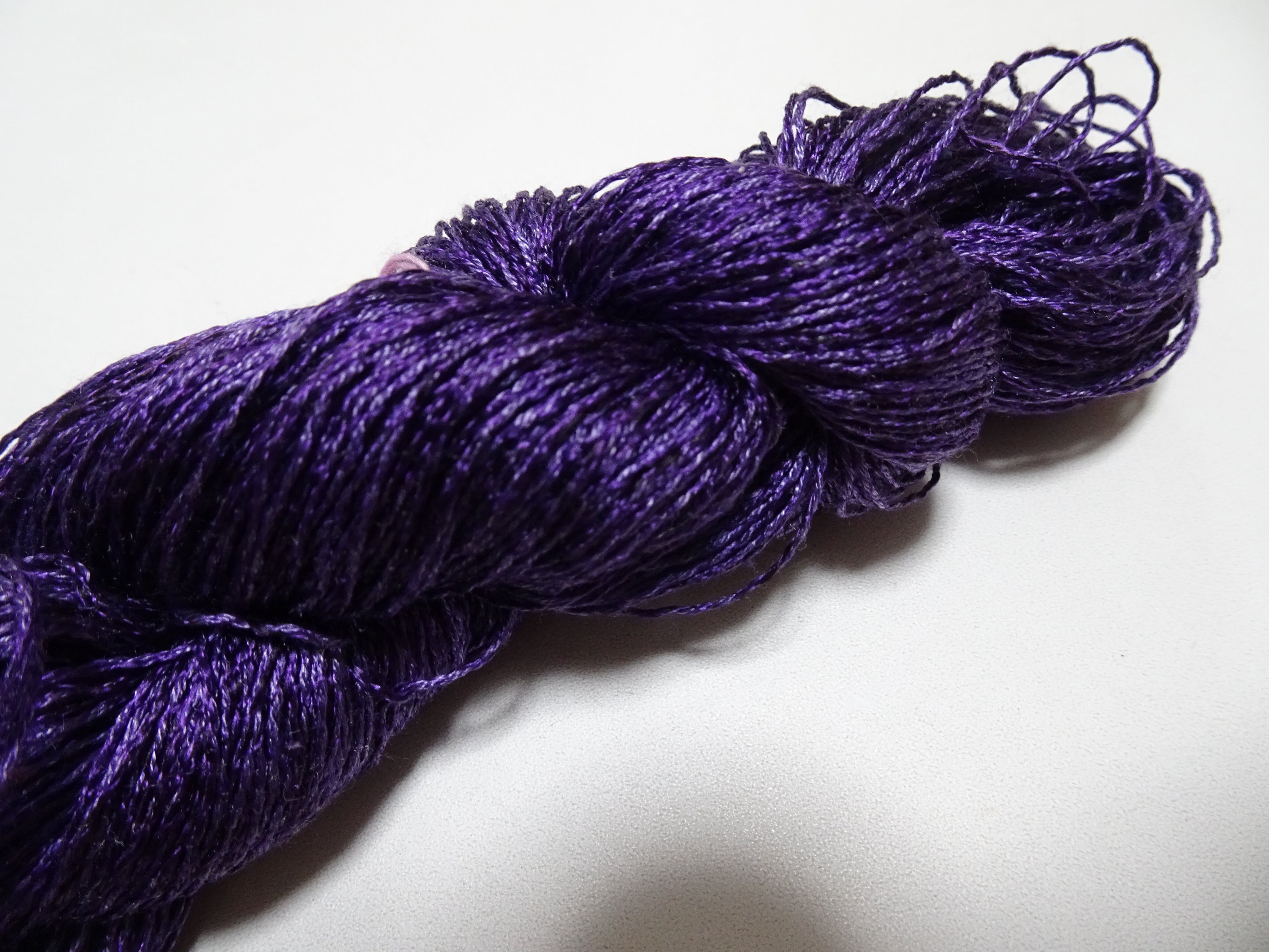 Japanese Tanaka Gen Silk – One-of-a-Kind Hand-Dyed Artistic Silk Thread, Rare Japanese Artisan Yarn, Limited Stock 16461