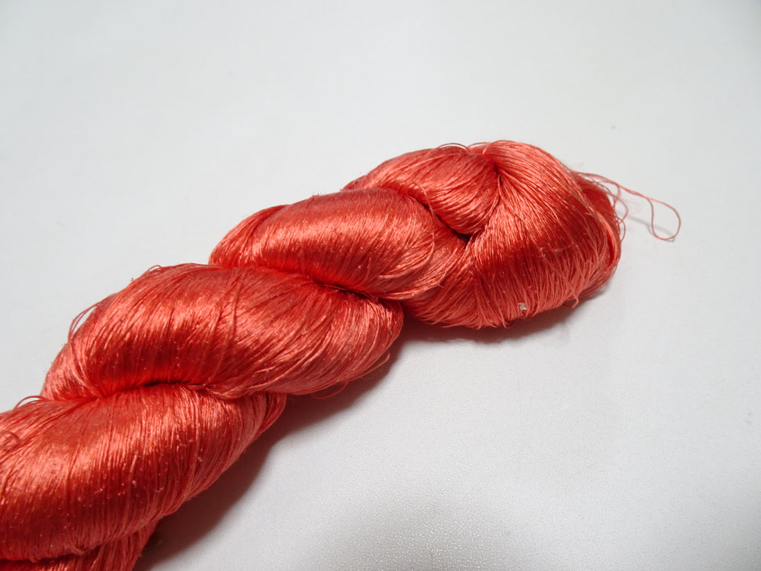 Japanese Vintage loose Twisted Silk Thread Embroidery 14523