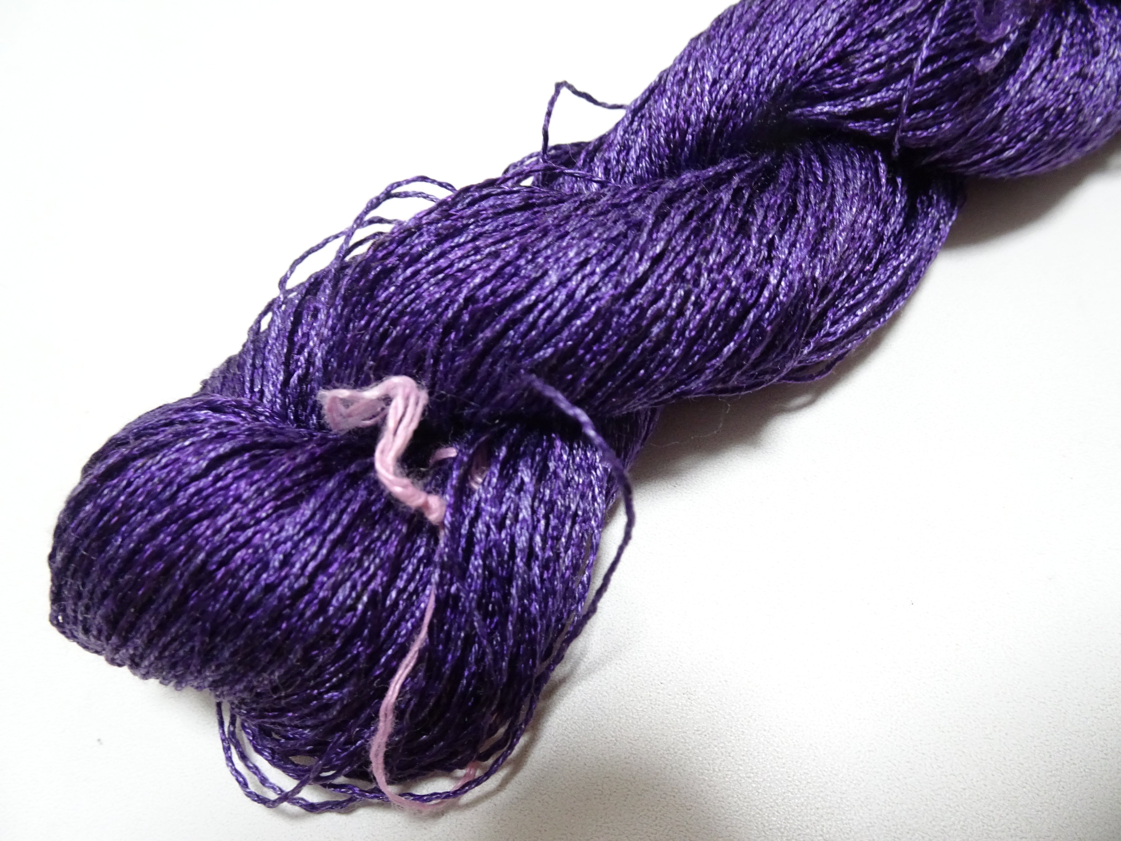 Japanese Tanaka Gen Silk – One-of-a-Kind Hand-Dyed Artistic Silk Thread, Rare Japanese Artisan Yarn, Limited Stock 16461