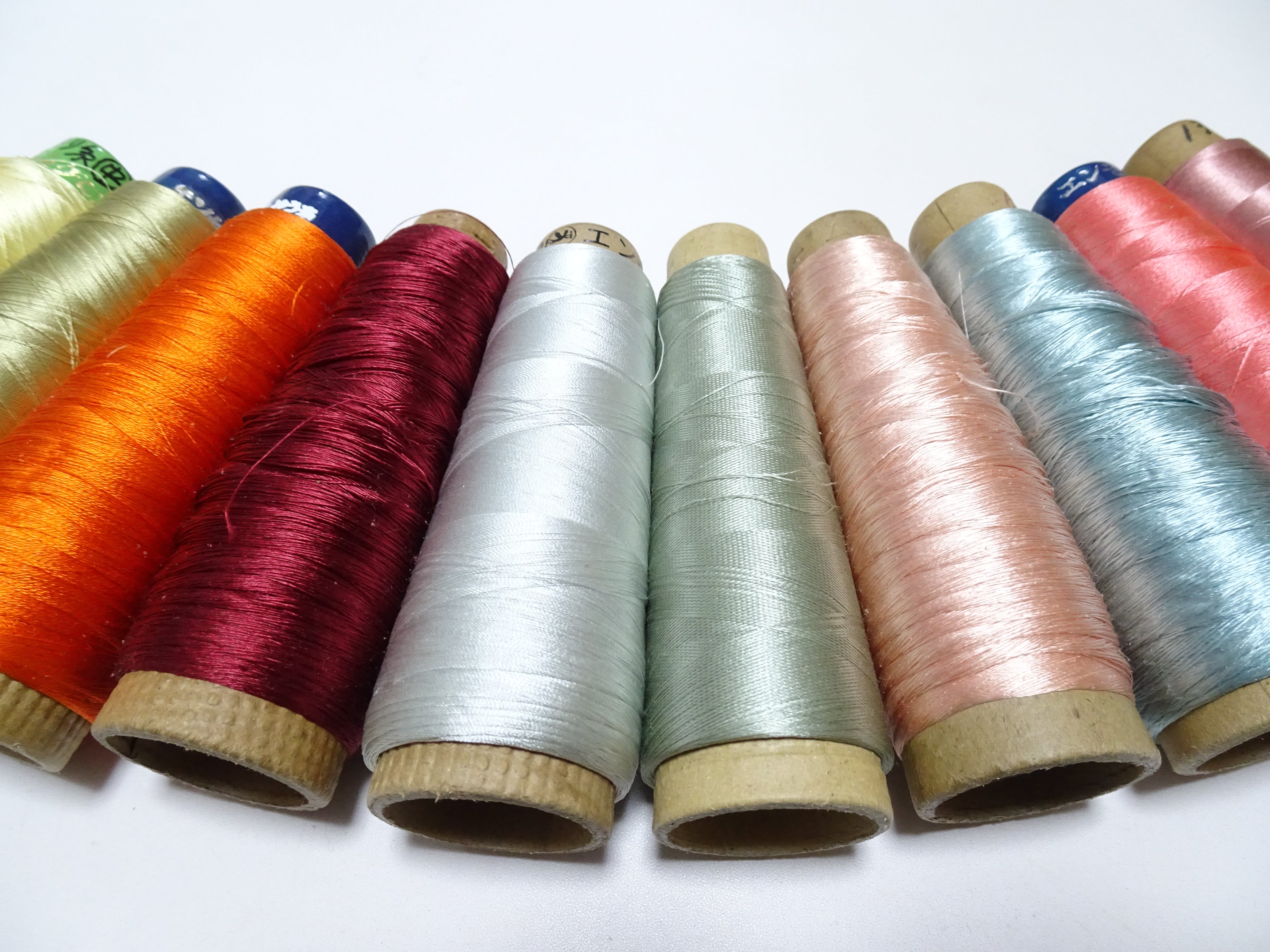Special Price!! Japanese vintage silk thread 10sets embroidery Over 6,000 meters  16352