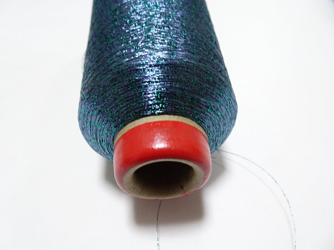 Super Special price! Japanese vintage metallic lame thread embroidery 5000M 9329