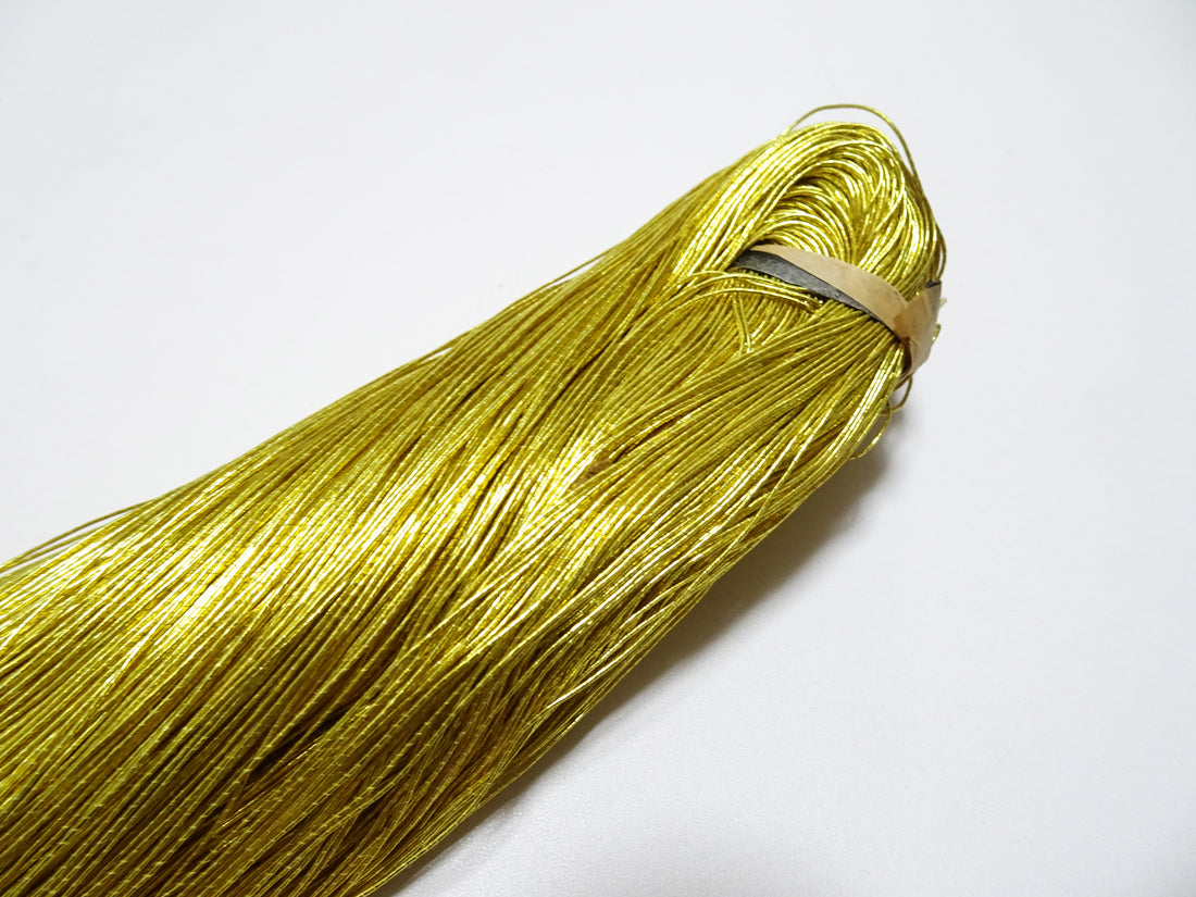 Japanese vintage high class aluminum leaf gold thread 7 embroidery 500M  0.50mm