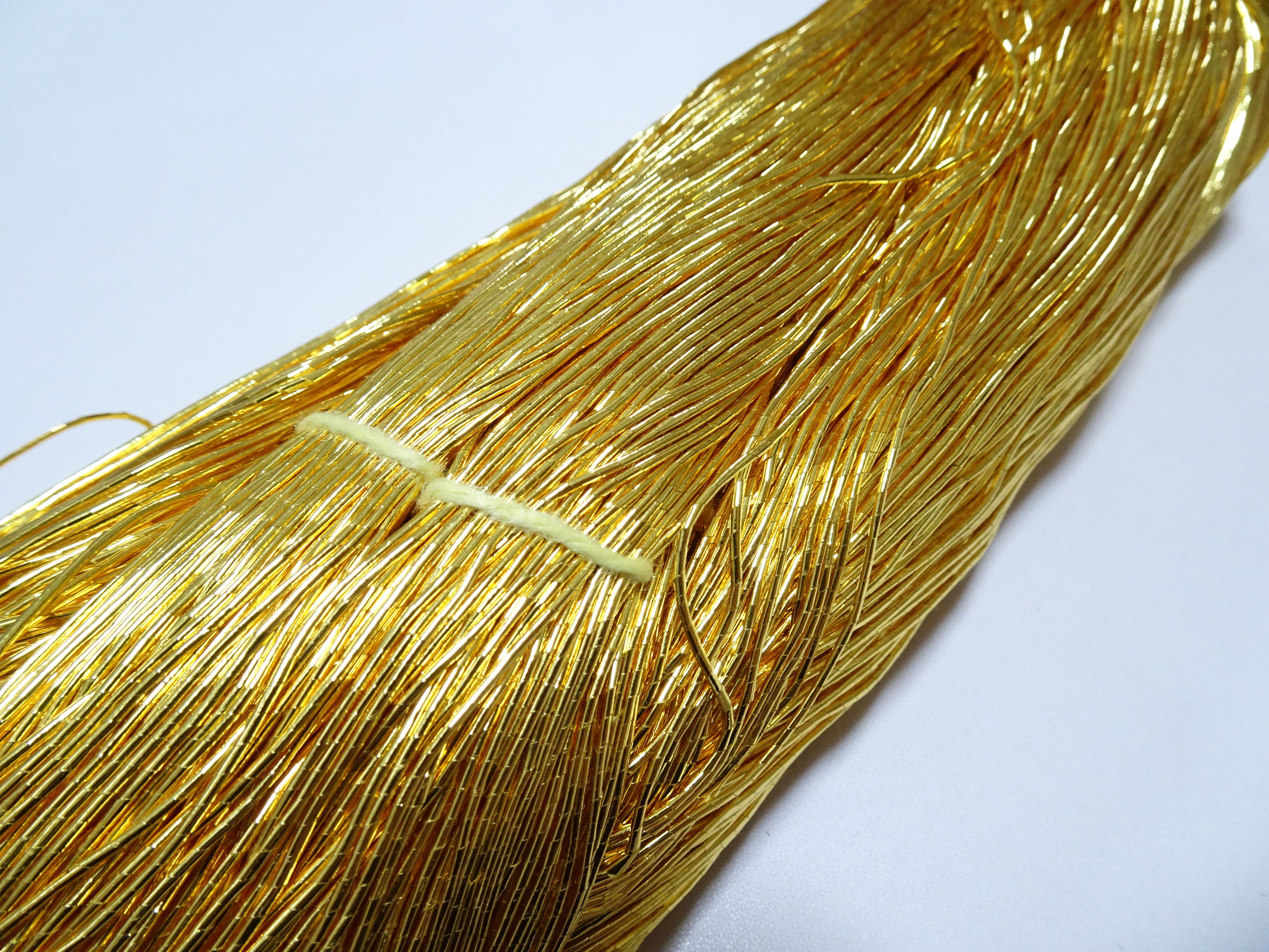 Japanese Vintage Gold Leaf Thread Kinkoma Embroidery 143  0.85mm