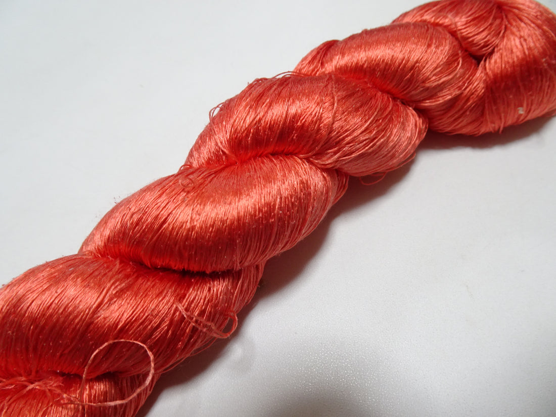 Japanese Vintage loose Twisted Silk Thread Embroidery 14523