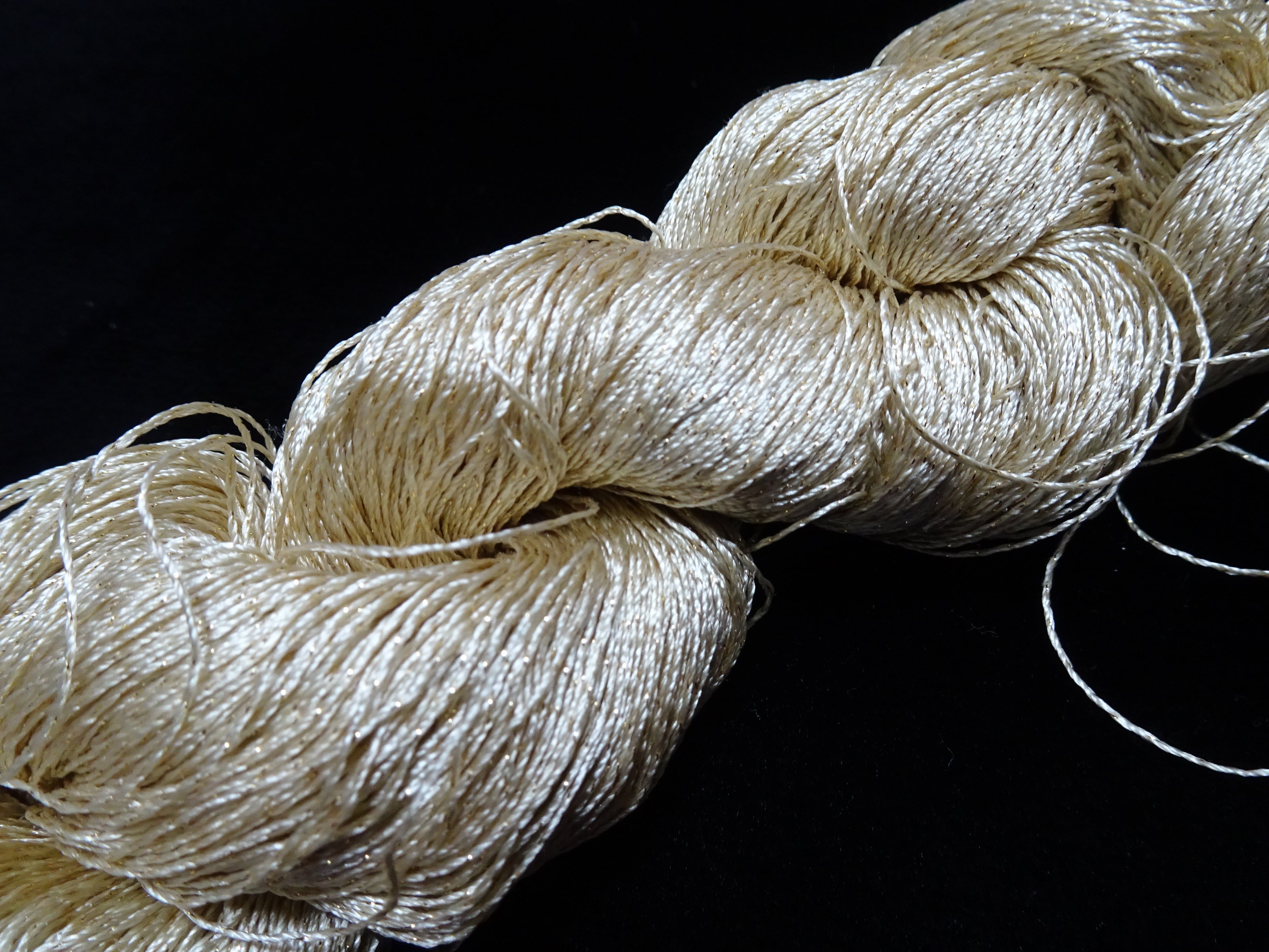 Japanese Vintage High Class Rare Silk Thread Mixture of Gold embroidery 17884