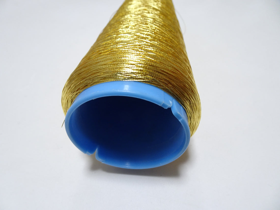 Japanese vintage Superb gold leaf thread 2.523 embroidery 1000M  0.27mm
