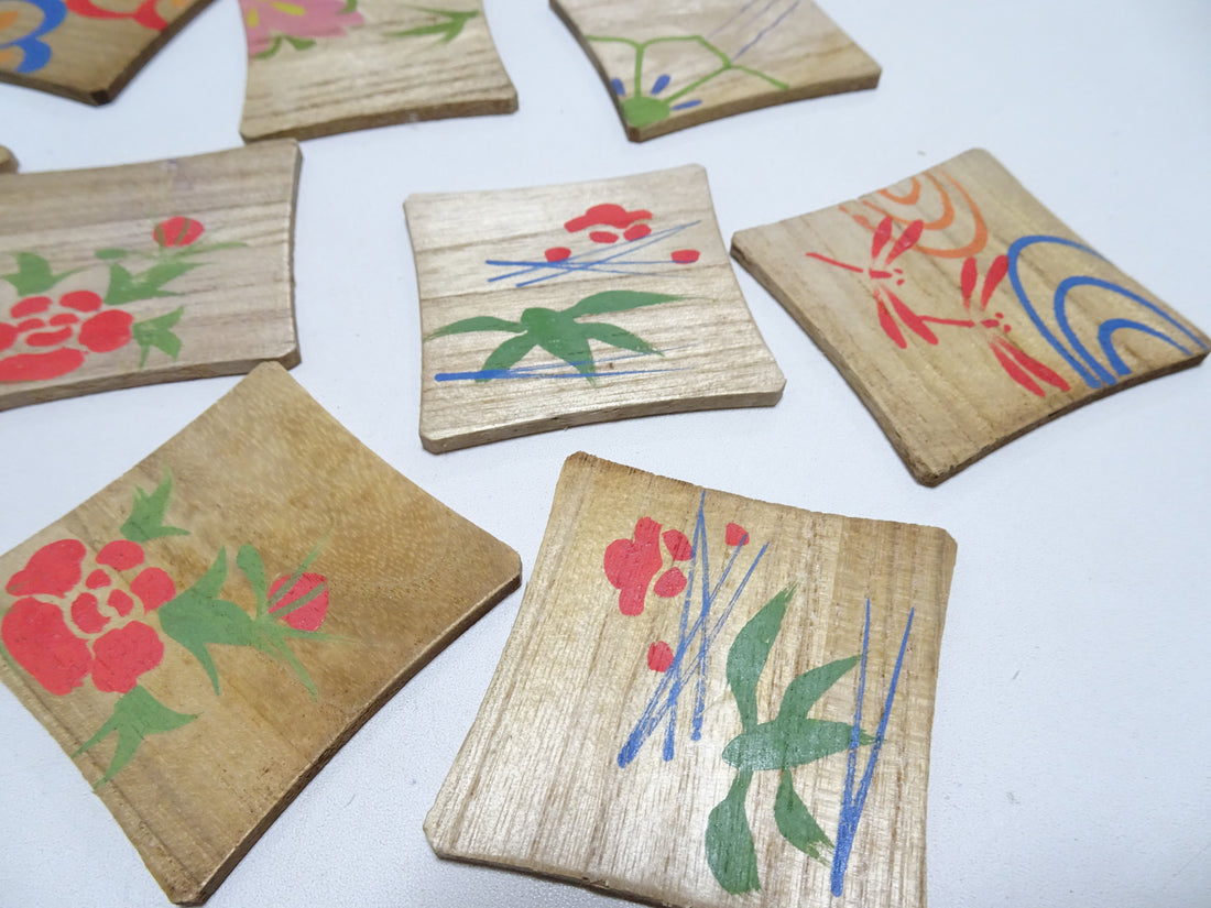 Vintage Japanese Wooden Thread Spools 10sets 17438